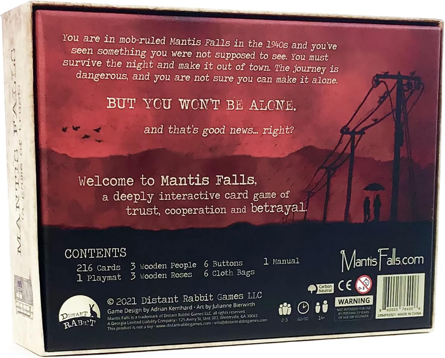 Distant Rabbit Games Mantis Falls Board Game 4