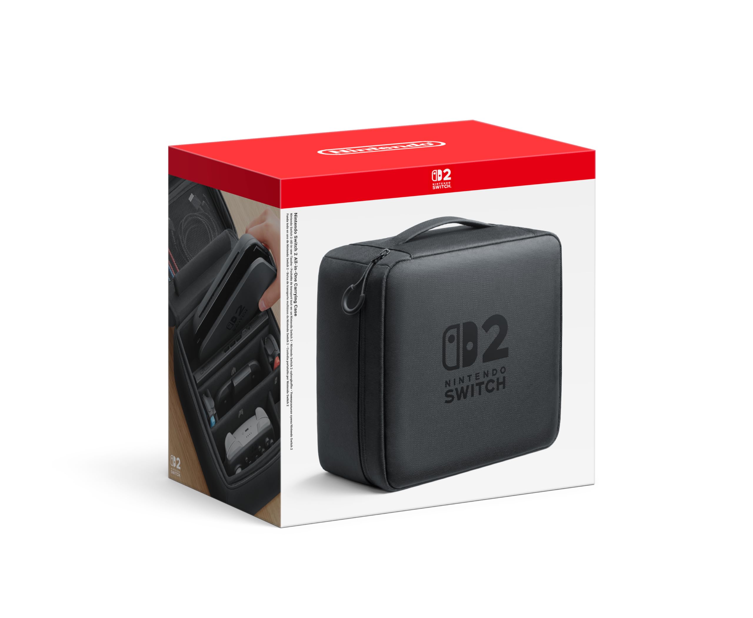 Nintendo Switch 2 All-In-One Carrying Case for Console, Dock, Joy-Con 2, Cables & Game Cards