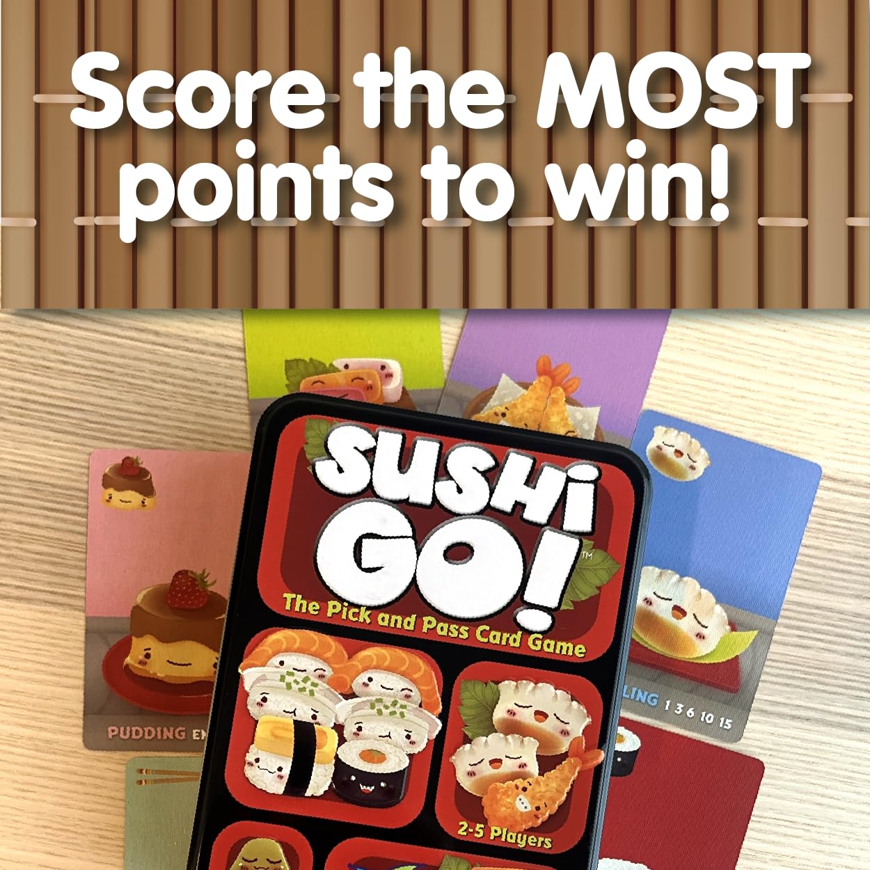 Gamewright Sushi Go Card Game 3