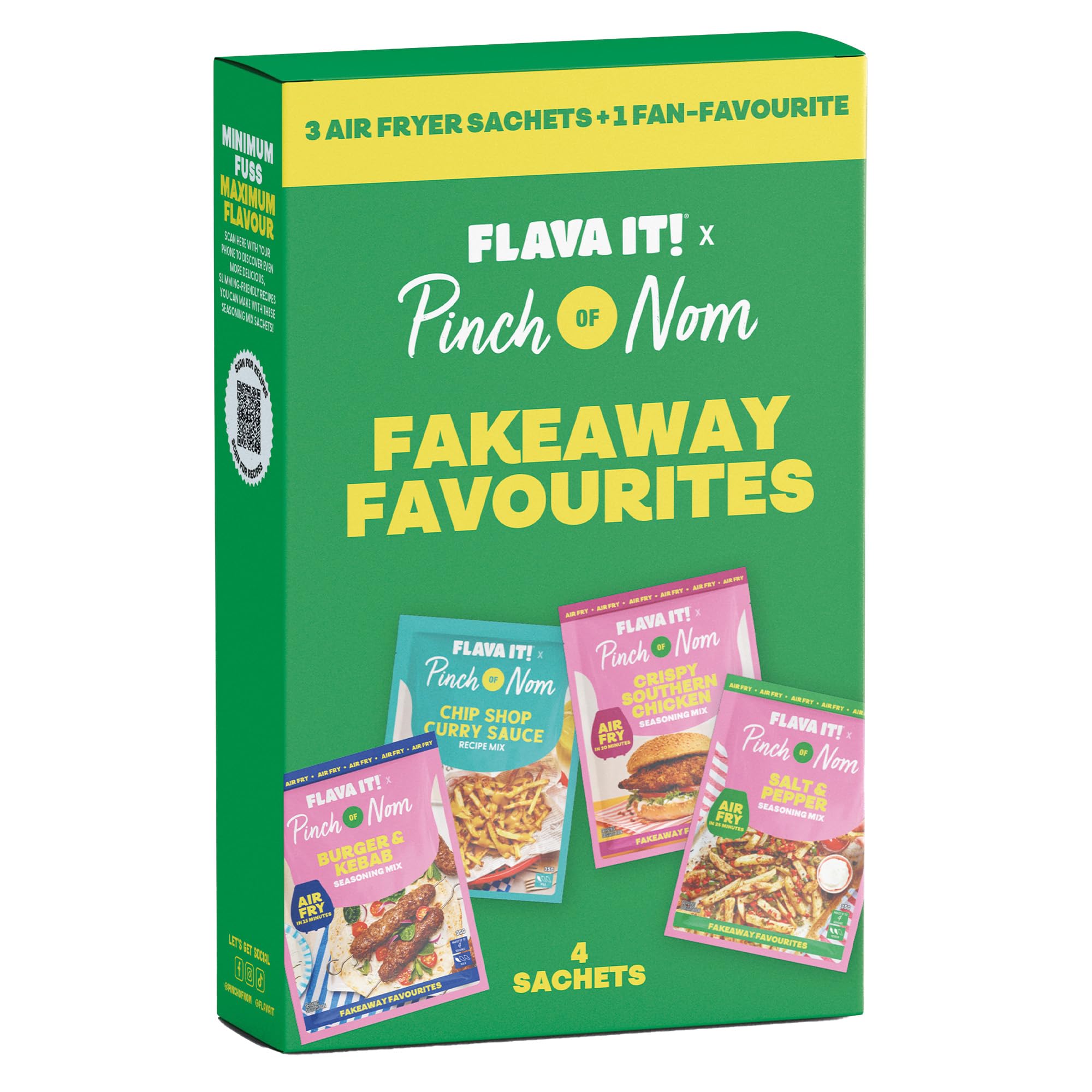 Flava It! - Pinch of Nom Fakeaway Favourites Seasoning Mix Multipack