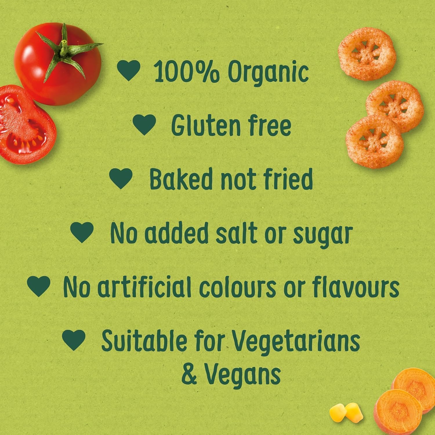 Organix Melty Tomato Slices - Organic Baby Finger Food Snack for 7+ Months, 20g 3