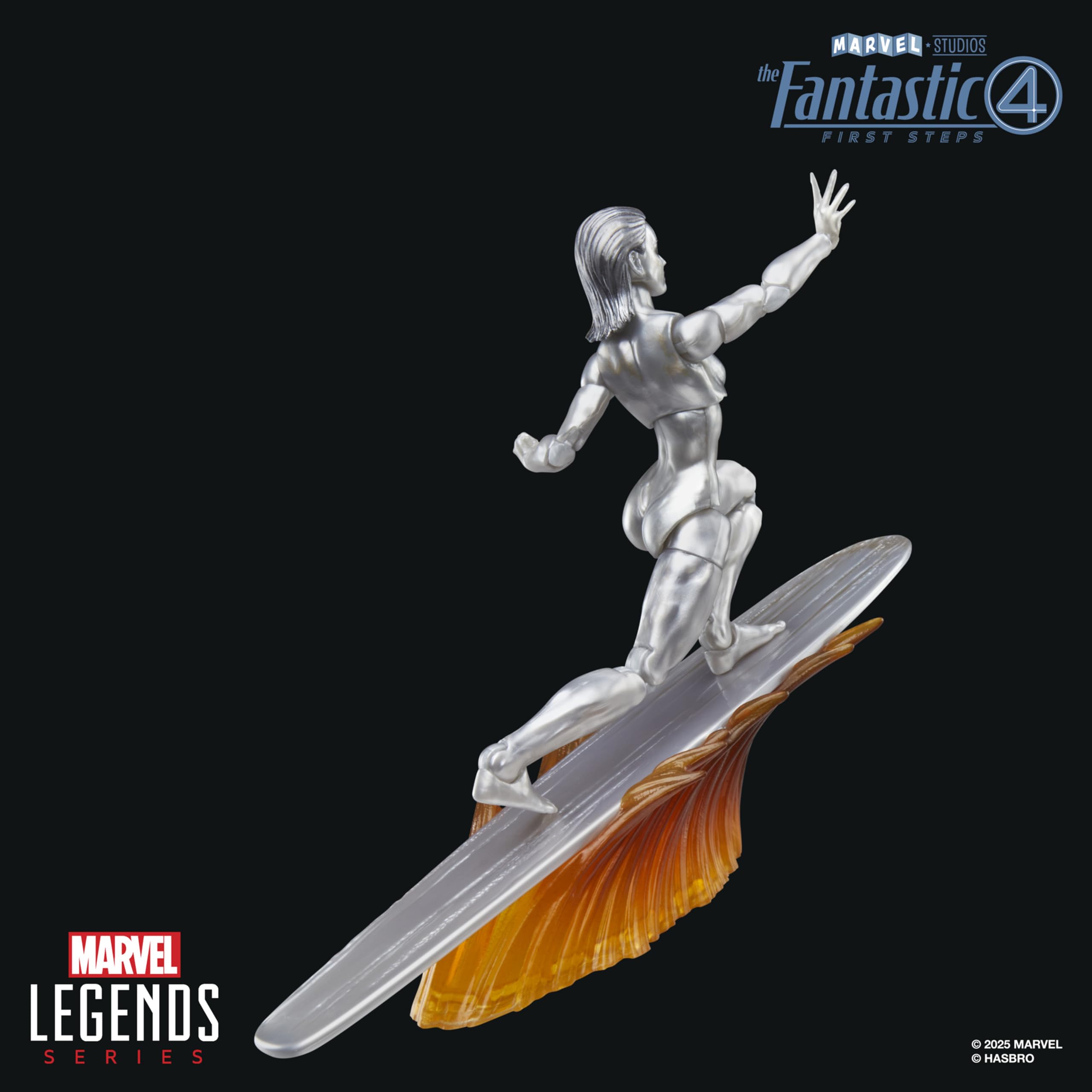 Marvel Legends Series Silver Surfer 6-Inch Action Figure with Surfboard & Accessories 6