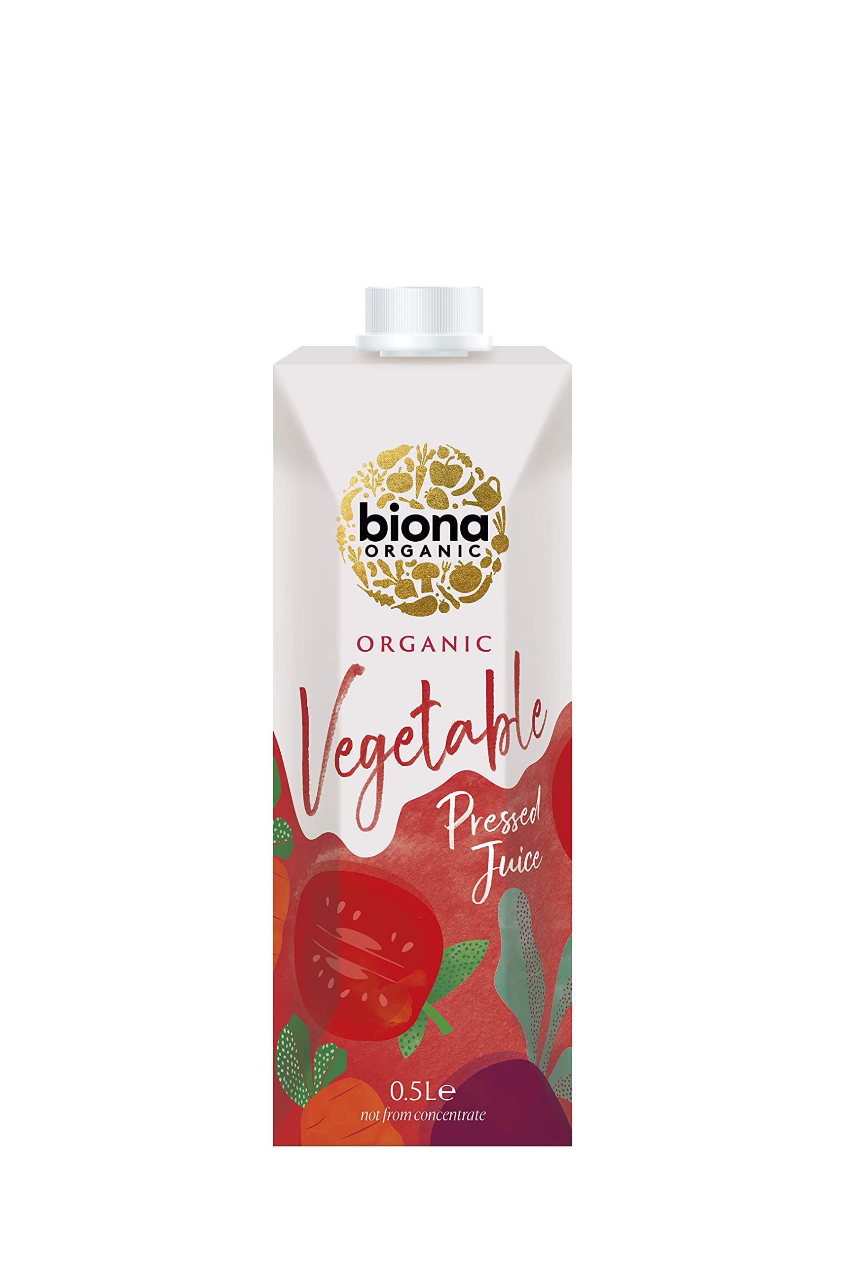 Biona Organic Vegetable Pressed Juice - Not From Concentrate | Vegan | 500ml 1