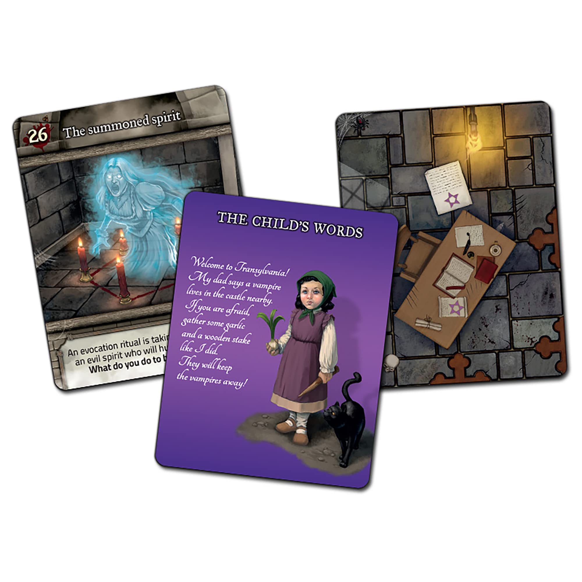 dV Giochi Deckscape: Dracula's Castle Escape Room Card Game 3