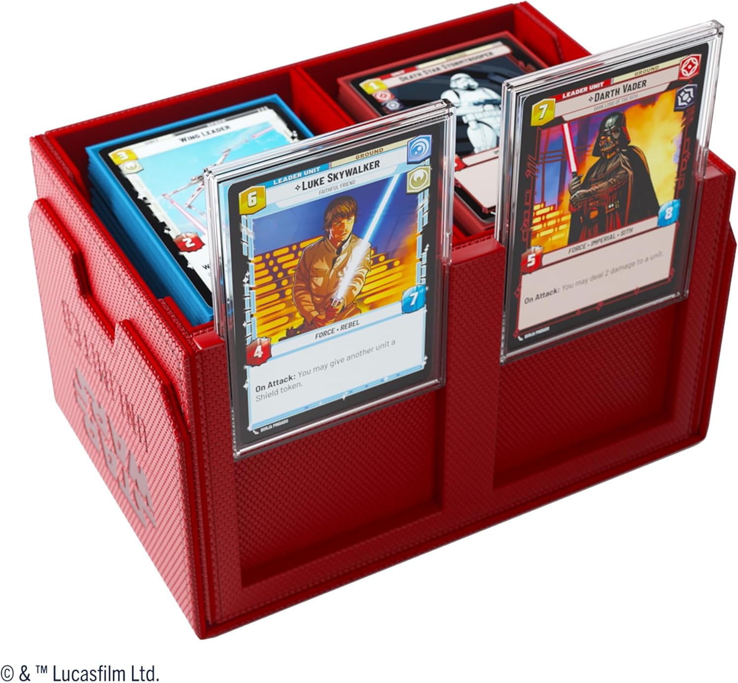Gamegenic Star Wars Unlimited Double Deck Pod - Red 4