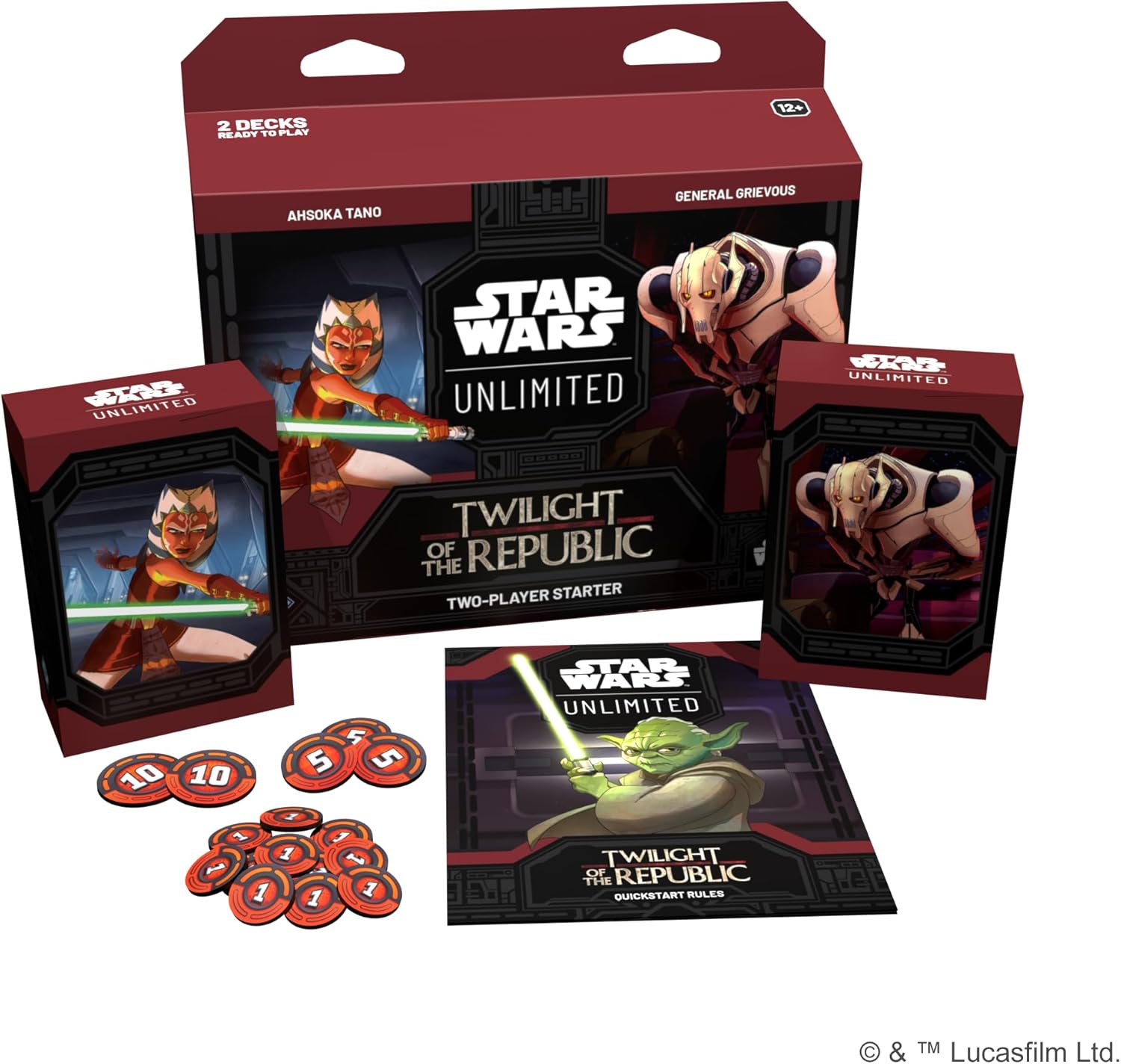 Fantasy Flight Games Star Wars: Unbegrenztes Twilight of the Republic-Starterset für zwei Spieler (FFGSWH0303) 10