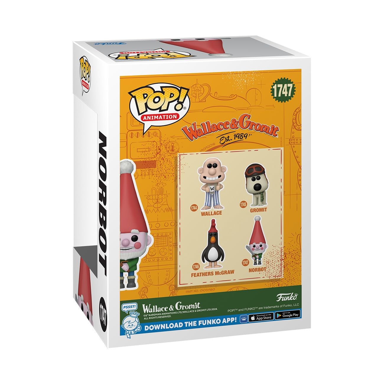 Funko Pop! Movies: Wallace & Gromit - Norbot Vinyl Figure (79783) 3