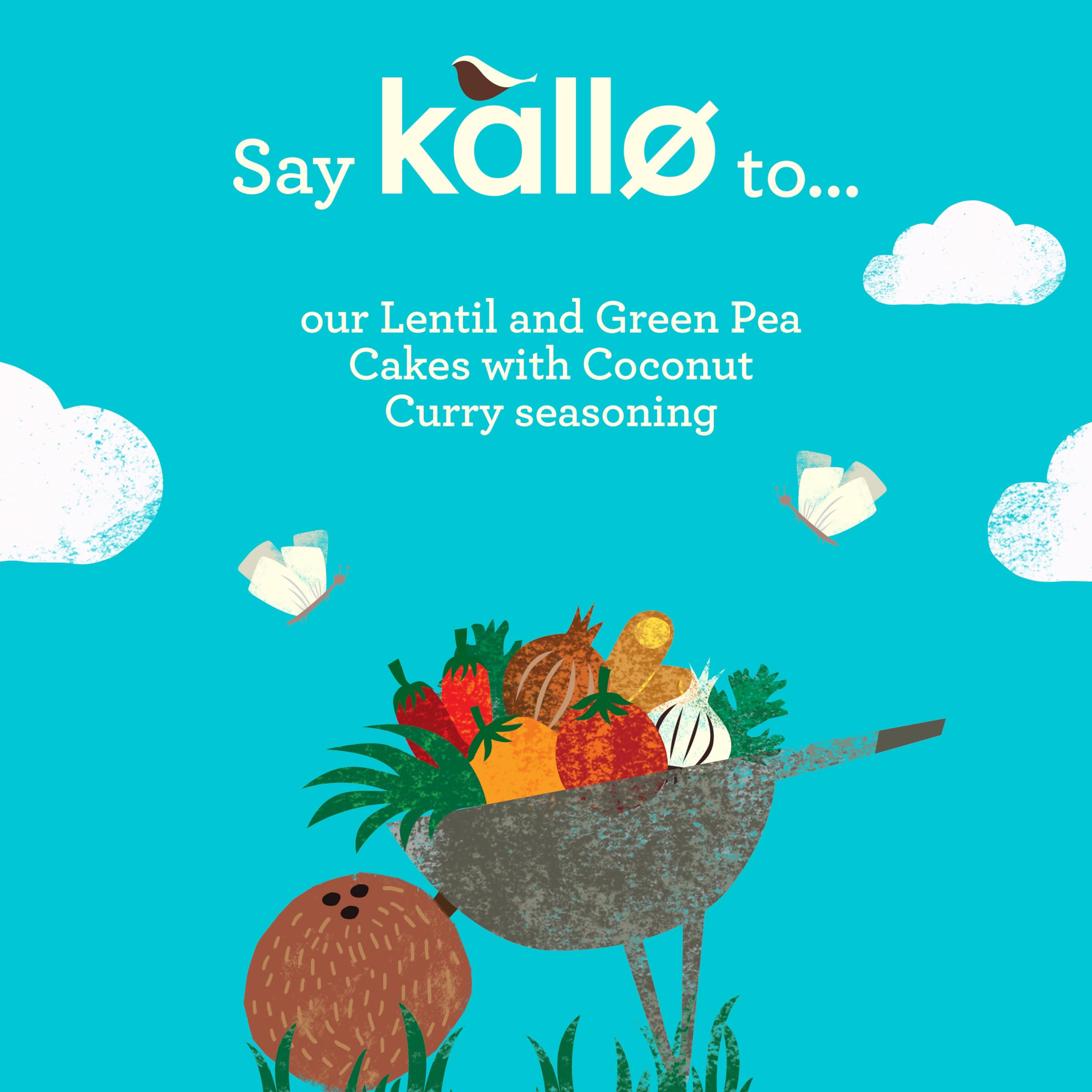 Kallo Thai Curry Veggie Cakes, Lentil & Pea Puffed Crackers, Gluten Free, Plant-Based Snack 4