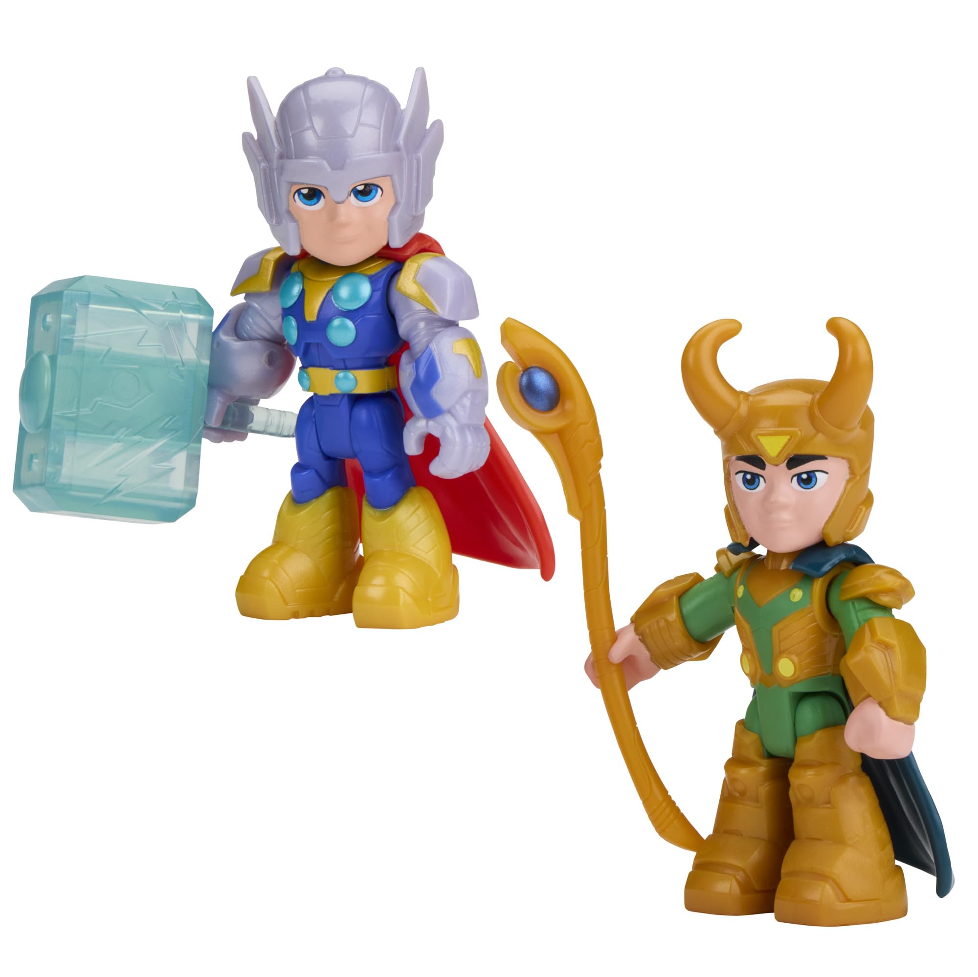 Marvel Iron Man and his Awesome Friends Hammer & Havoc Pack Action Figures - 7.6 cm, Ages 3+