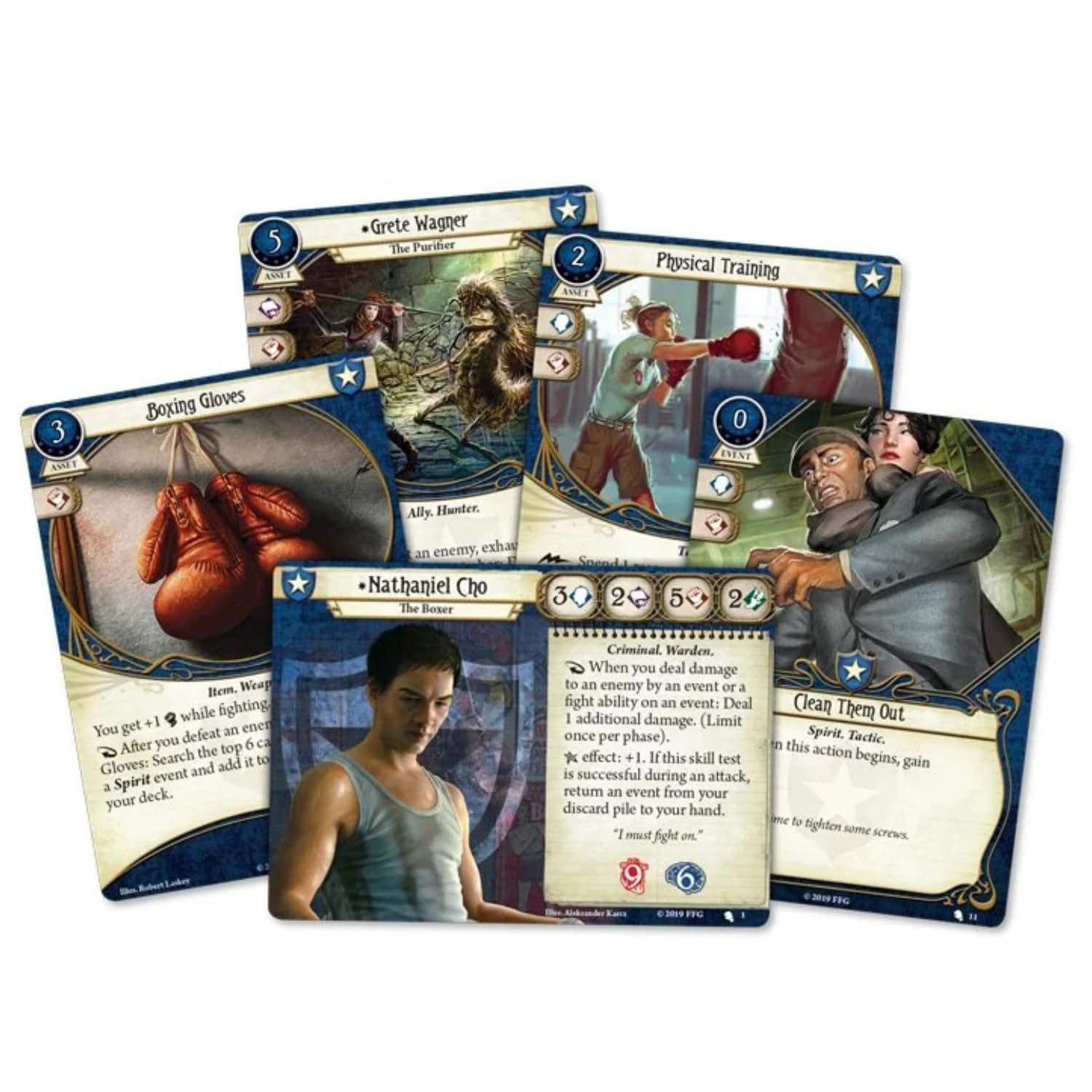 Fantasy Flight Games Arkham Horror The Card Game Nathaniel Cho Investigator Starter Deck