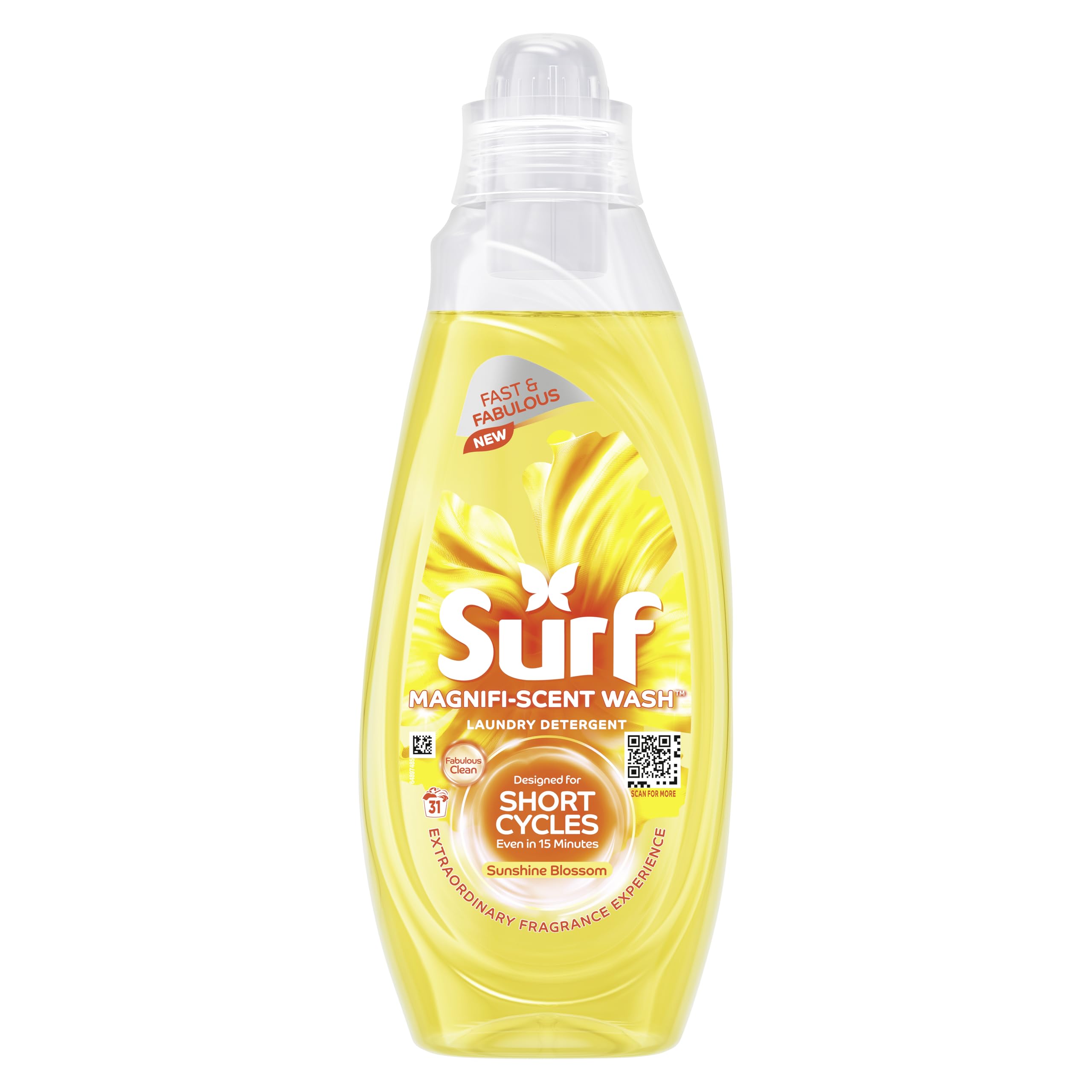 Surf - Magnifi-Scent Wash Sunshine Blossom Laundry Liquid for Short Cycles