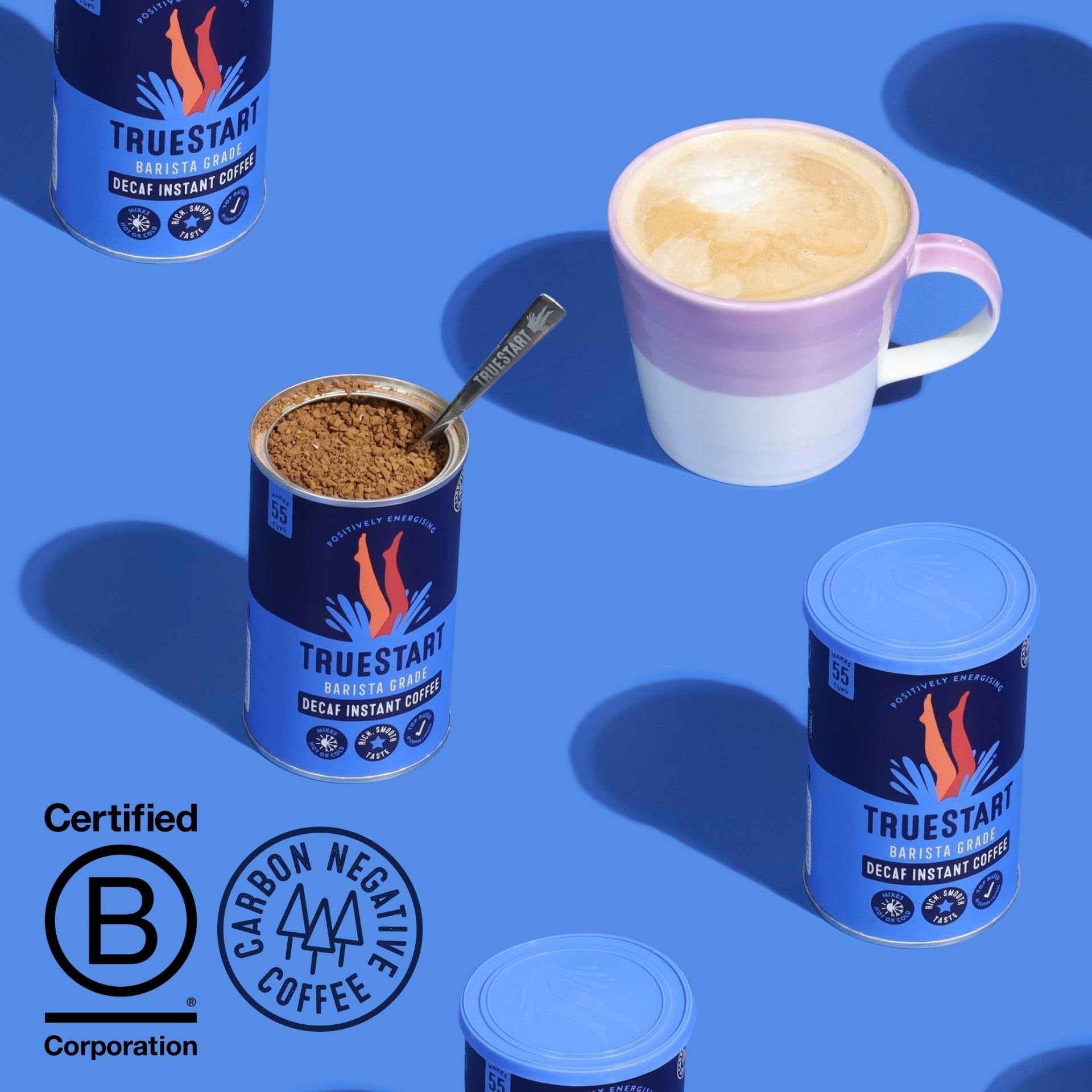 TrueStart - Barista Grade Decaf Instant Coffee 100% Brazilian Arabica 4