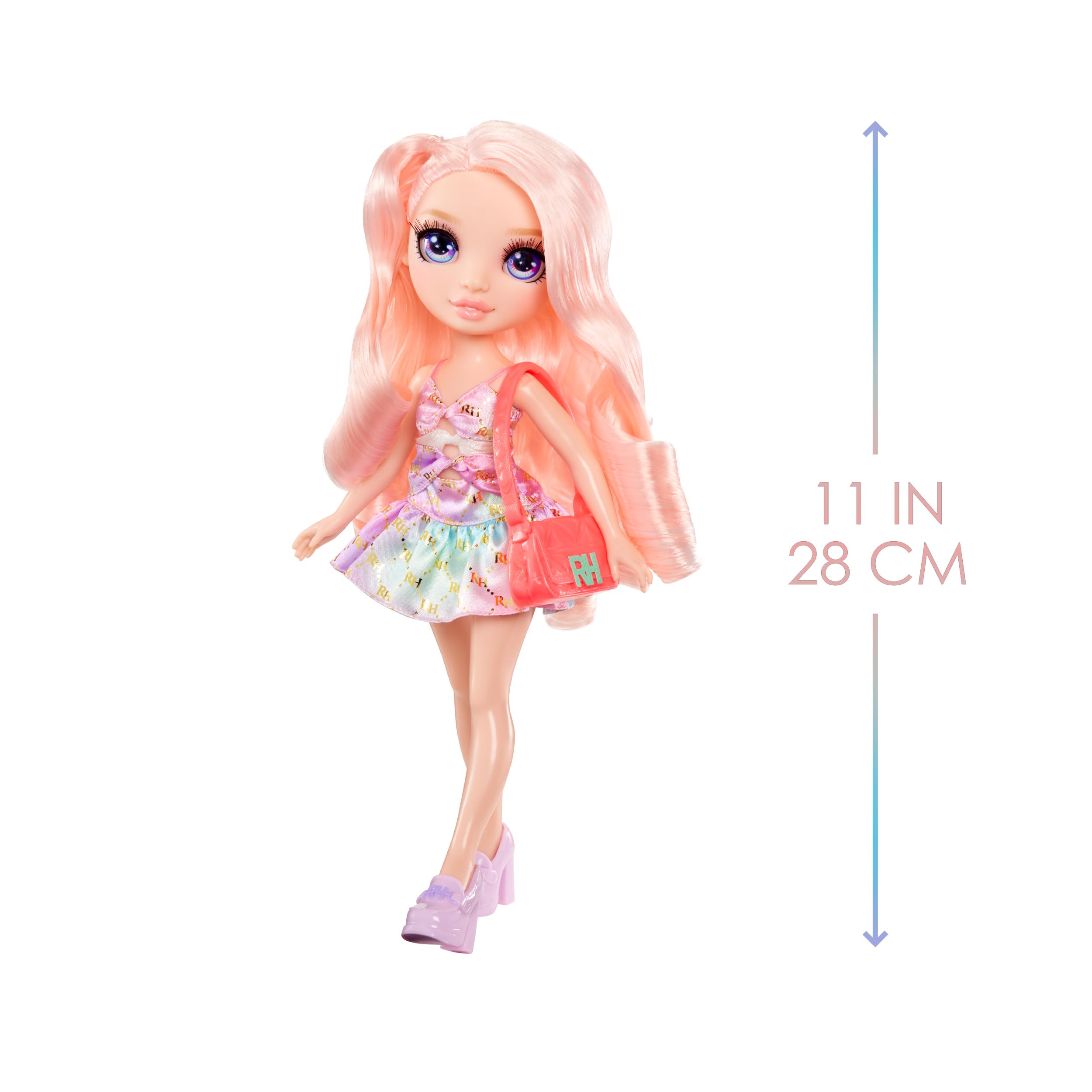 Rainbow High Bella Chic Pink Fashion Doll with Statement Outfit & Handbag
