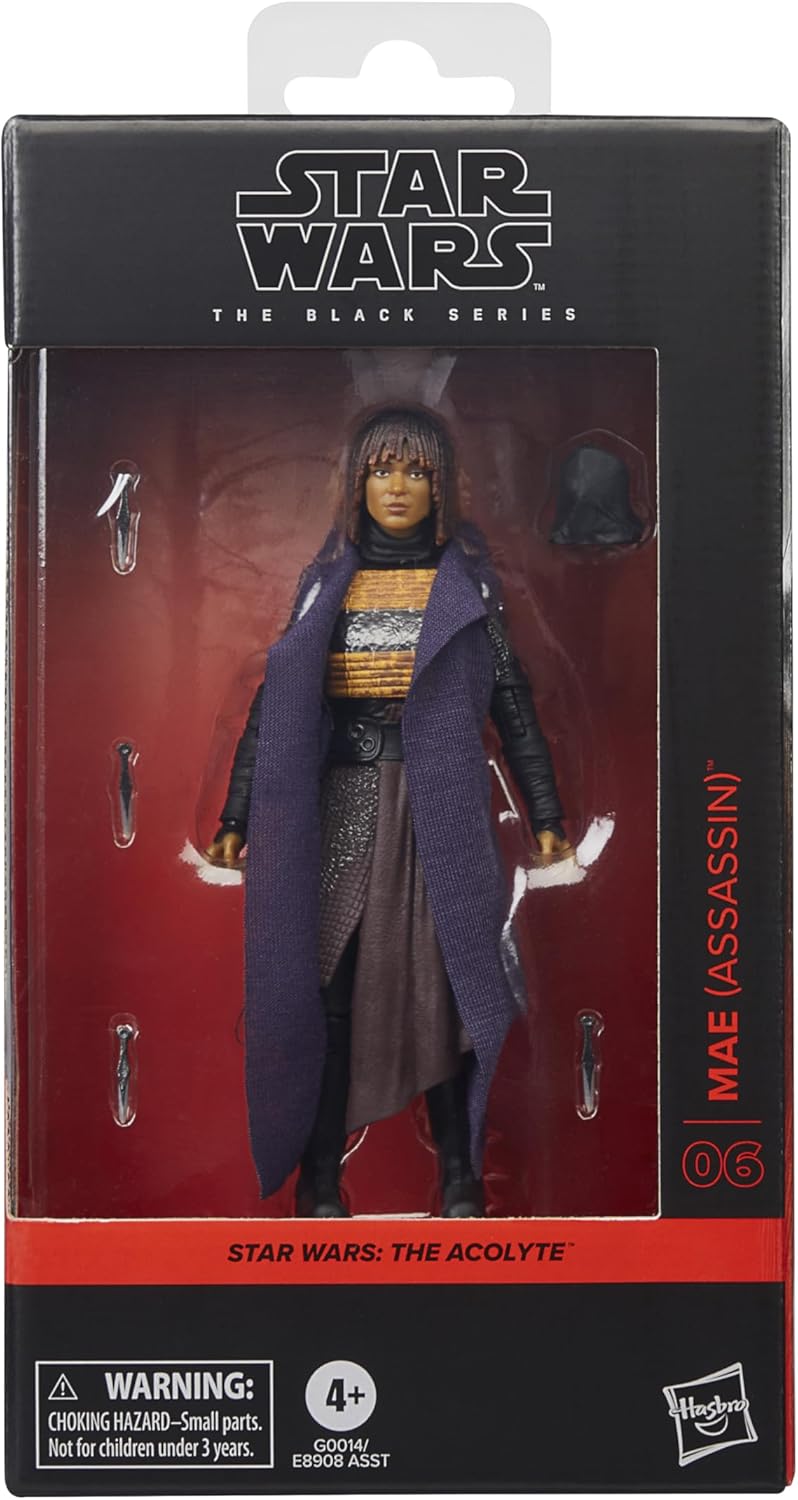 Hasbro Star Wars The Black Series Star Wars: The Acolyte - Mae (Assassin) 6-Inch Action Figure (G0014)