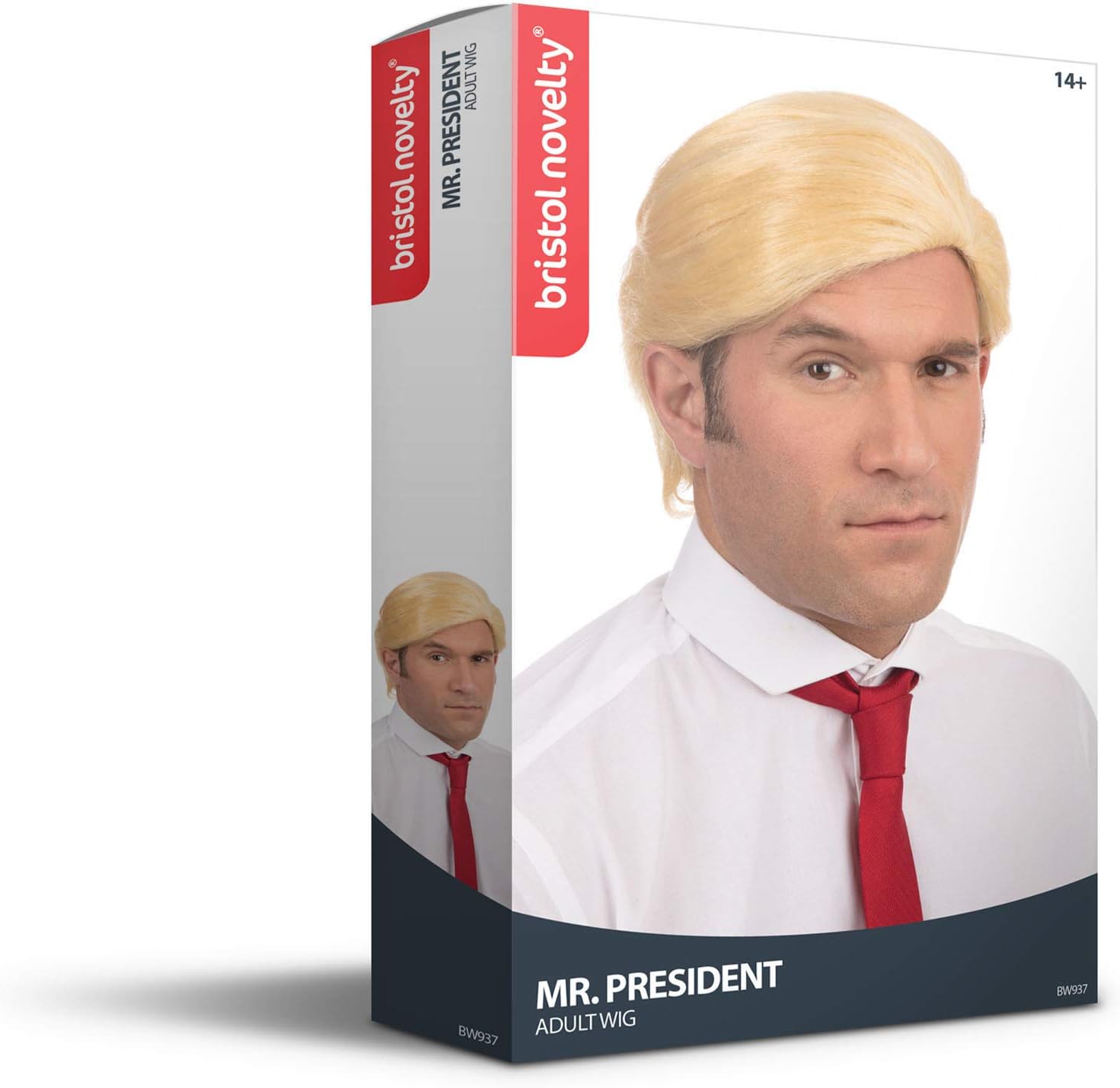 Bristol Novelty Trump Blonde Wig - One Size 3