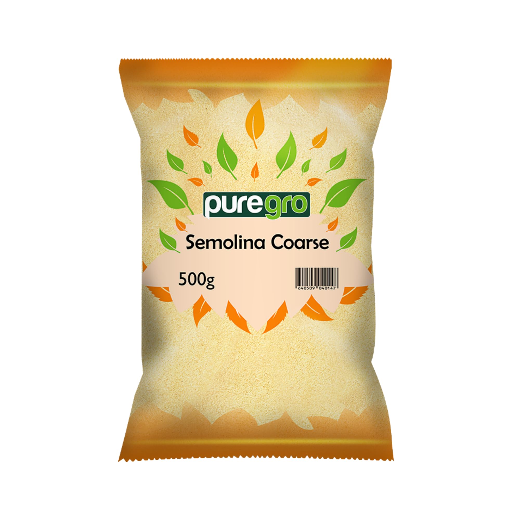 Puregro - Semolina Coarse 500g | 100% Natural Durum Wheat Semolina