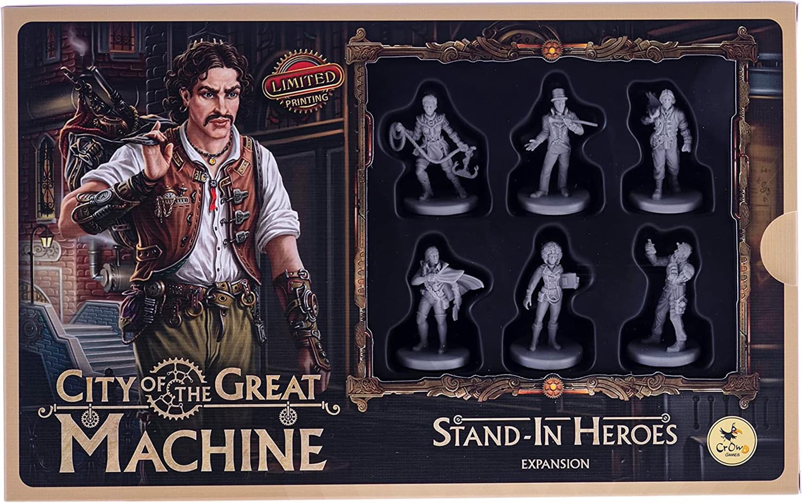 CrowD Games City of the Great Machine: Stand-In Heroes Board Game Expansion