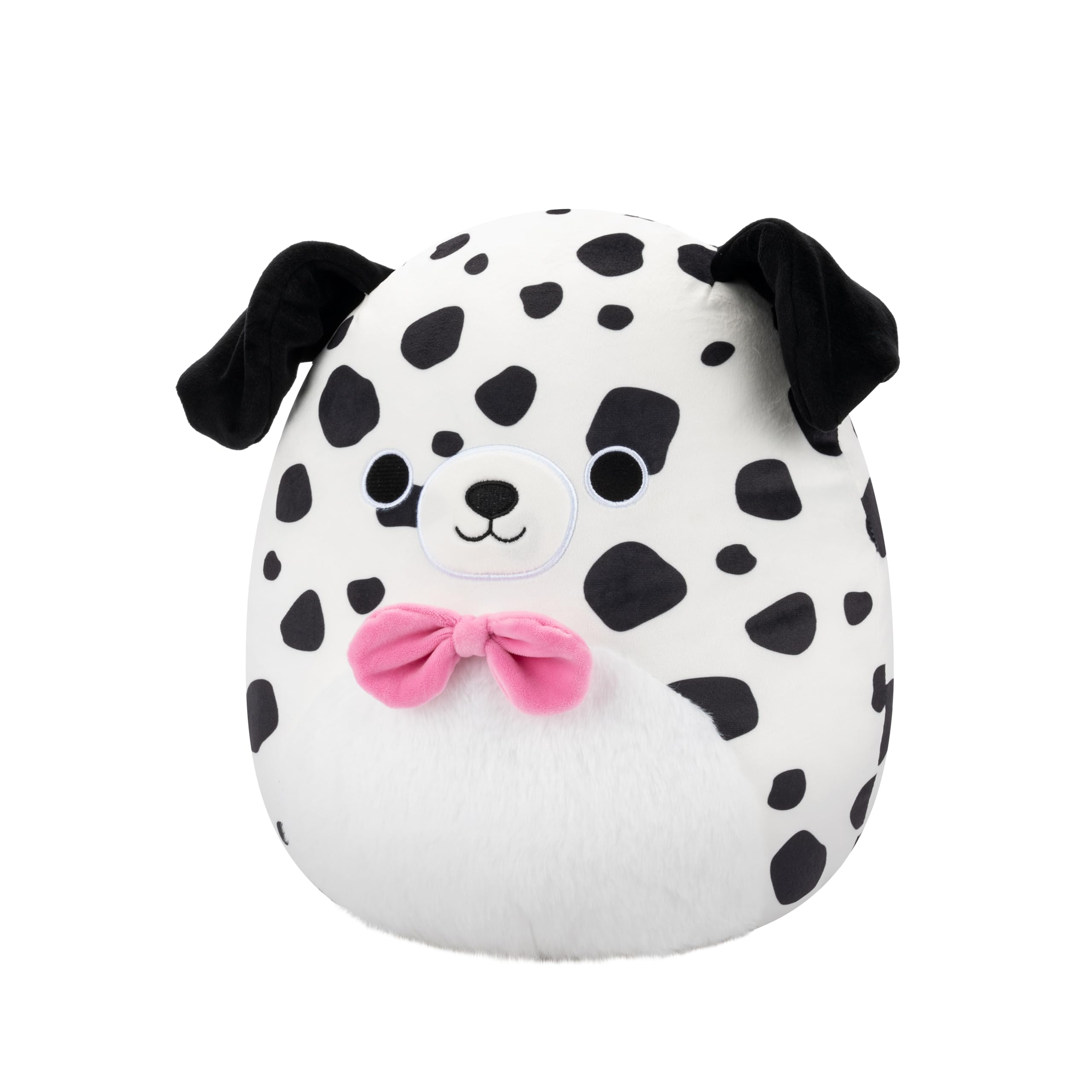 Squishmallows Dustin the White Dalmatian - 12-Inch Plush Stuffed Animal for Kids 3+ 4