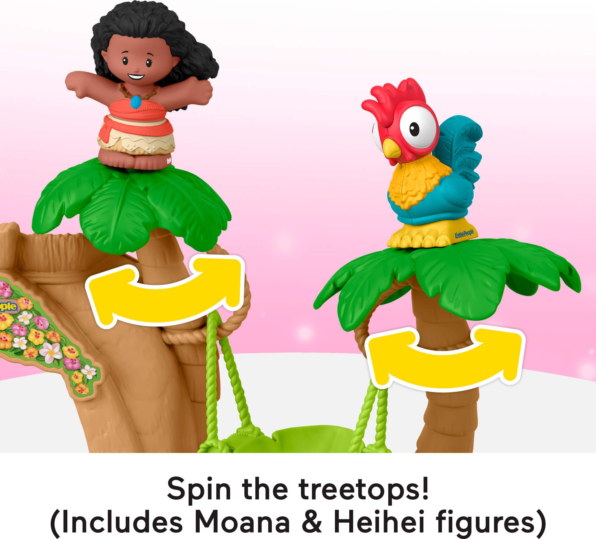 Fisher-Price Little People Disney Princess Moana Adventure Village Playset - 3-Floor Interactive Play for Toddlers