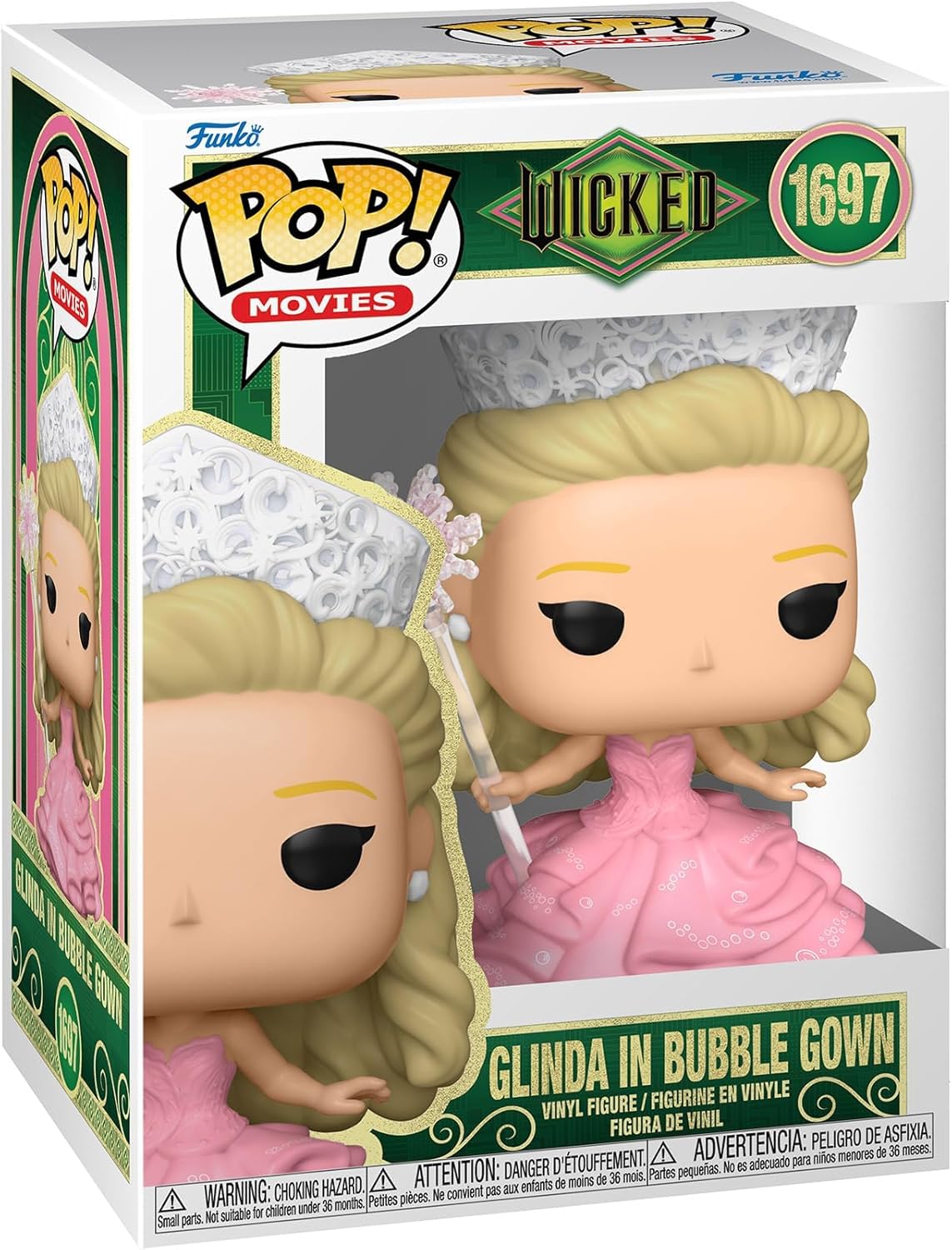 Funko Pop! Movies: Wicked - Glinda in Bubble Gown Vinyl Figure