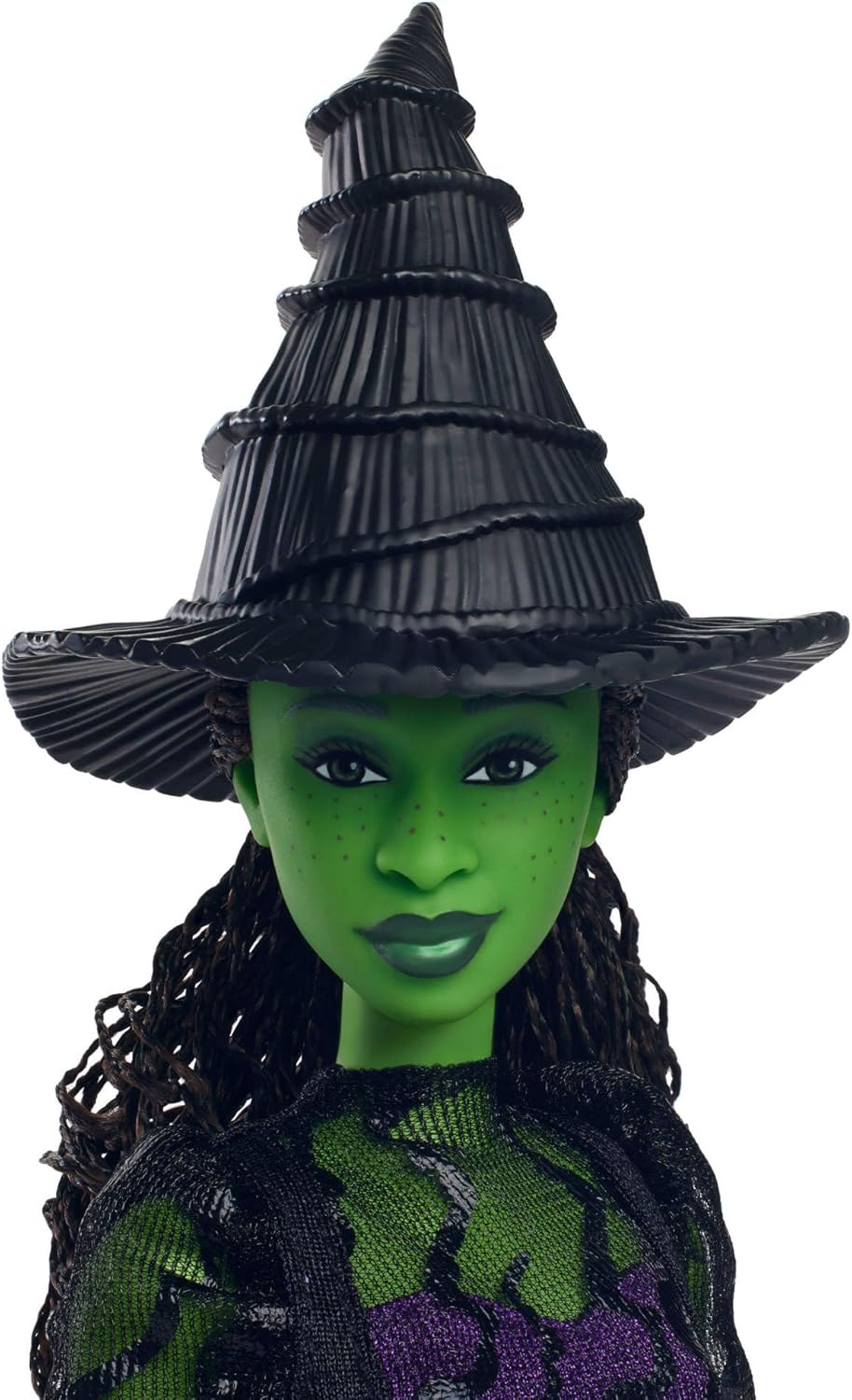 Mattel Wicked Elphaba Fashion Doll & Accessories - Green Skin, Braided Hair, Movie-Inspired Outfit 3