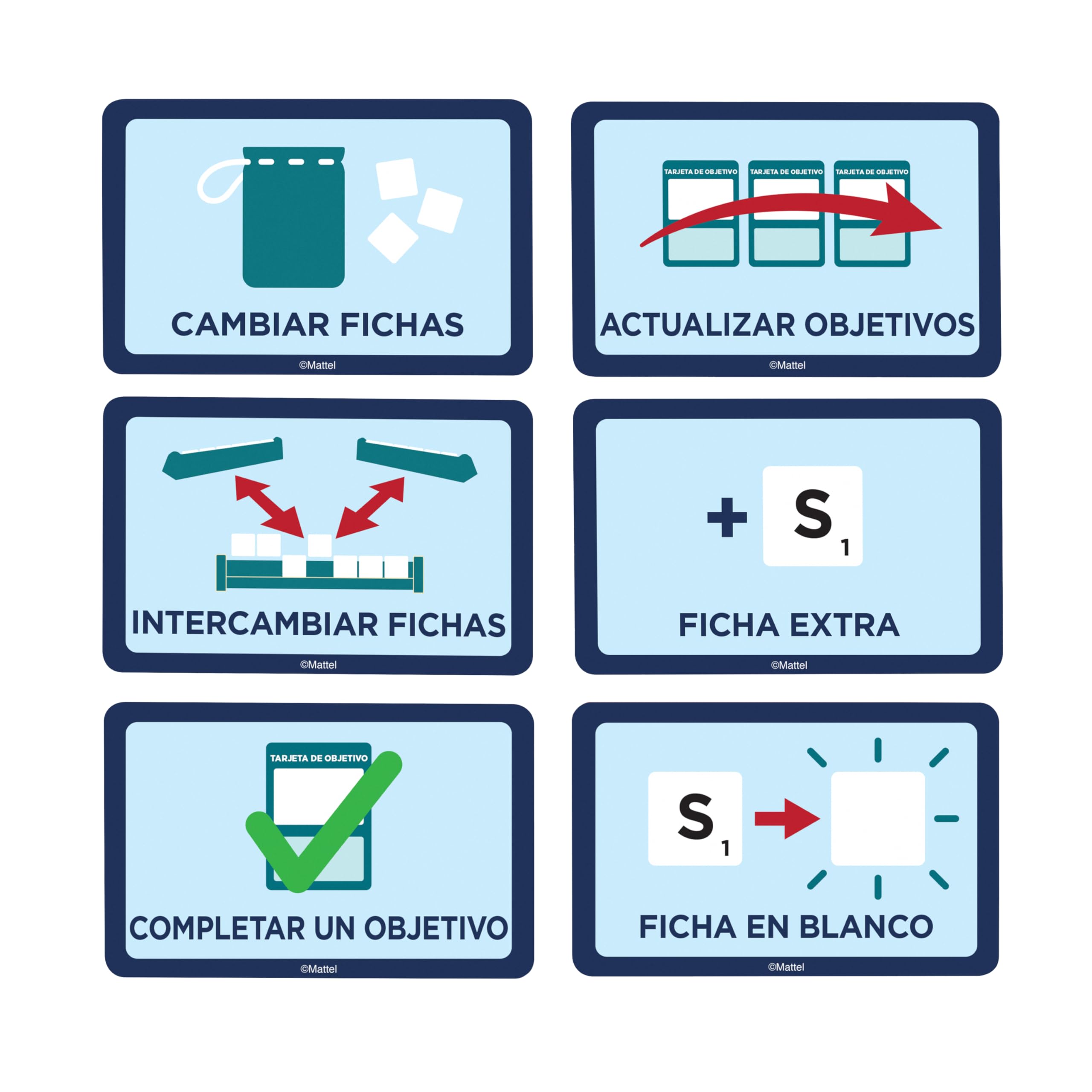 Mattel Games Scrabble Spanish Version HXV99 Board Game