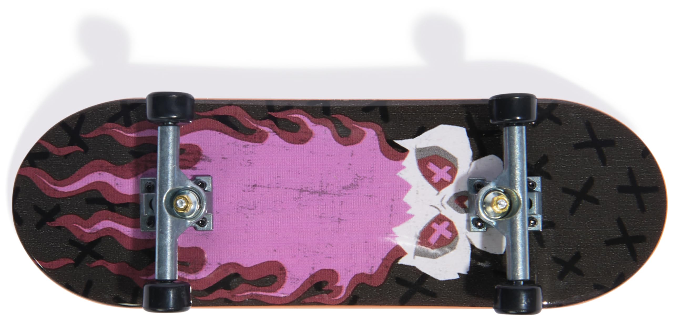 Tech Deck Sk8 Crew Fingerboard with Assistive Figure - Collectible Skateboard Toy for Kids 5+