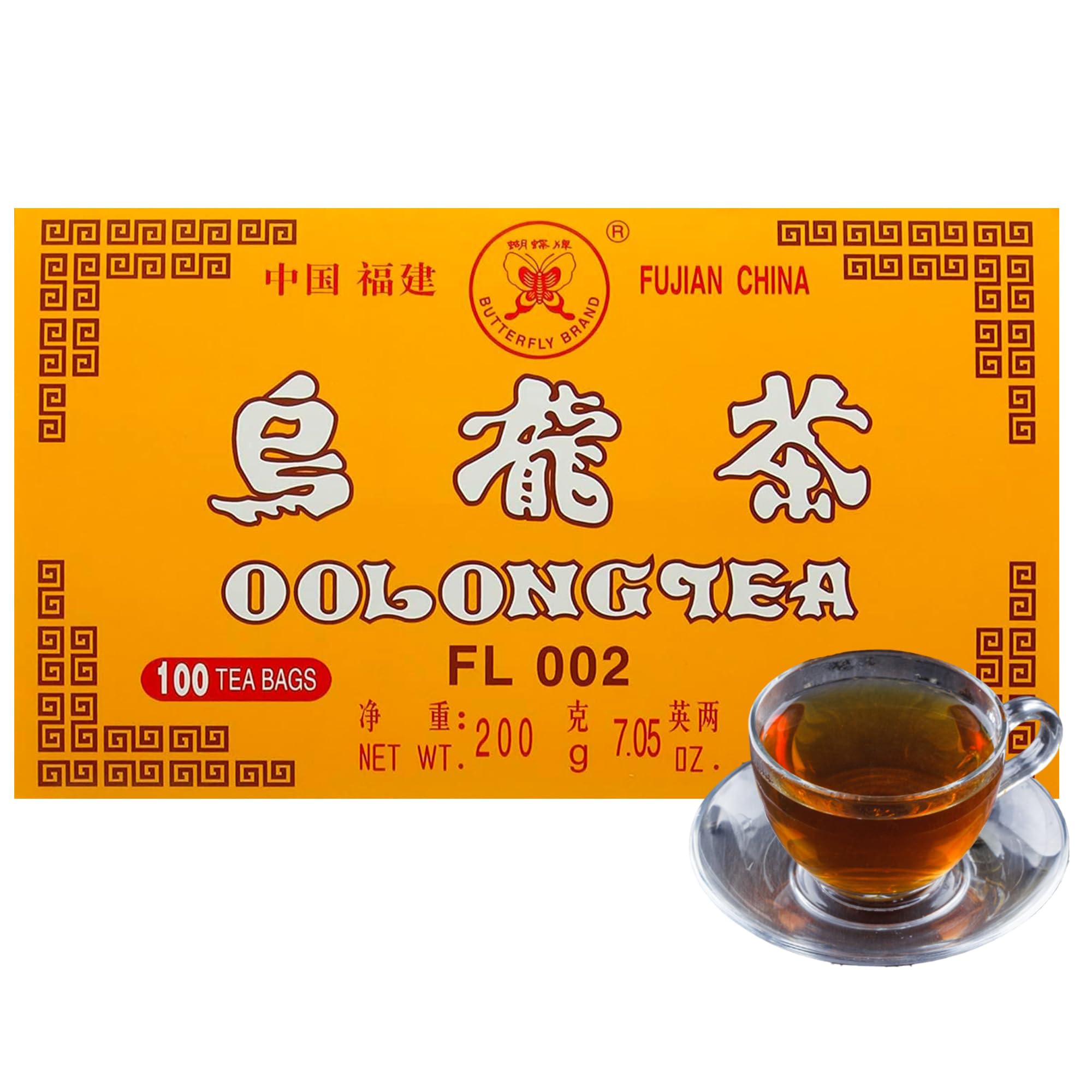 Double Dragon - China Oolong Tea 100% Pure | 100 Tea Bags