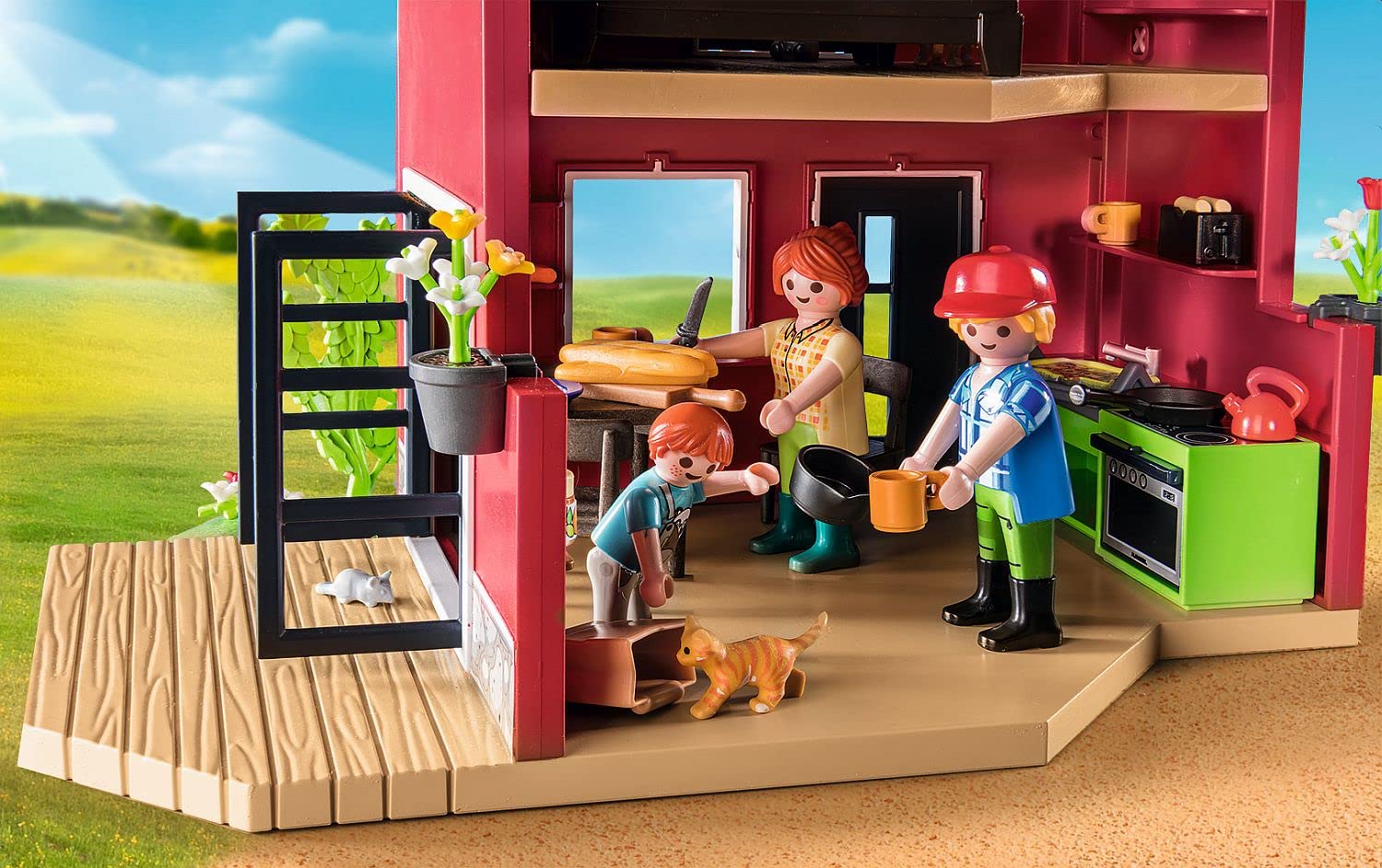 Playmobil 71248 Country Farm House Playset - Sustainable Farm Animal Toy for Kids 4+ 3