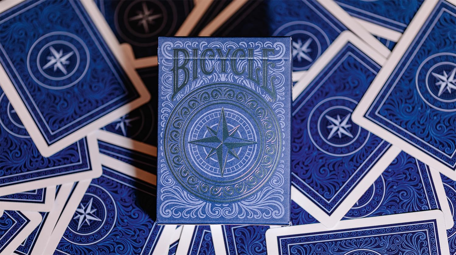 Bicycle Odyssey Playing Cards Blue 9