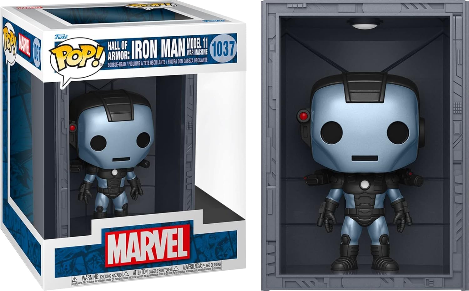 Funko Pop! Deluxe Marvel Avengers - War Machine Vinyl Figure (64805) 8