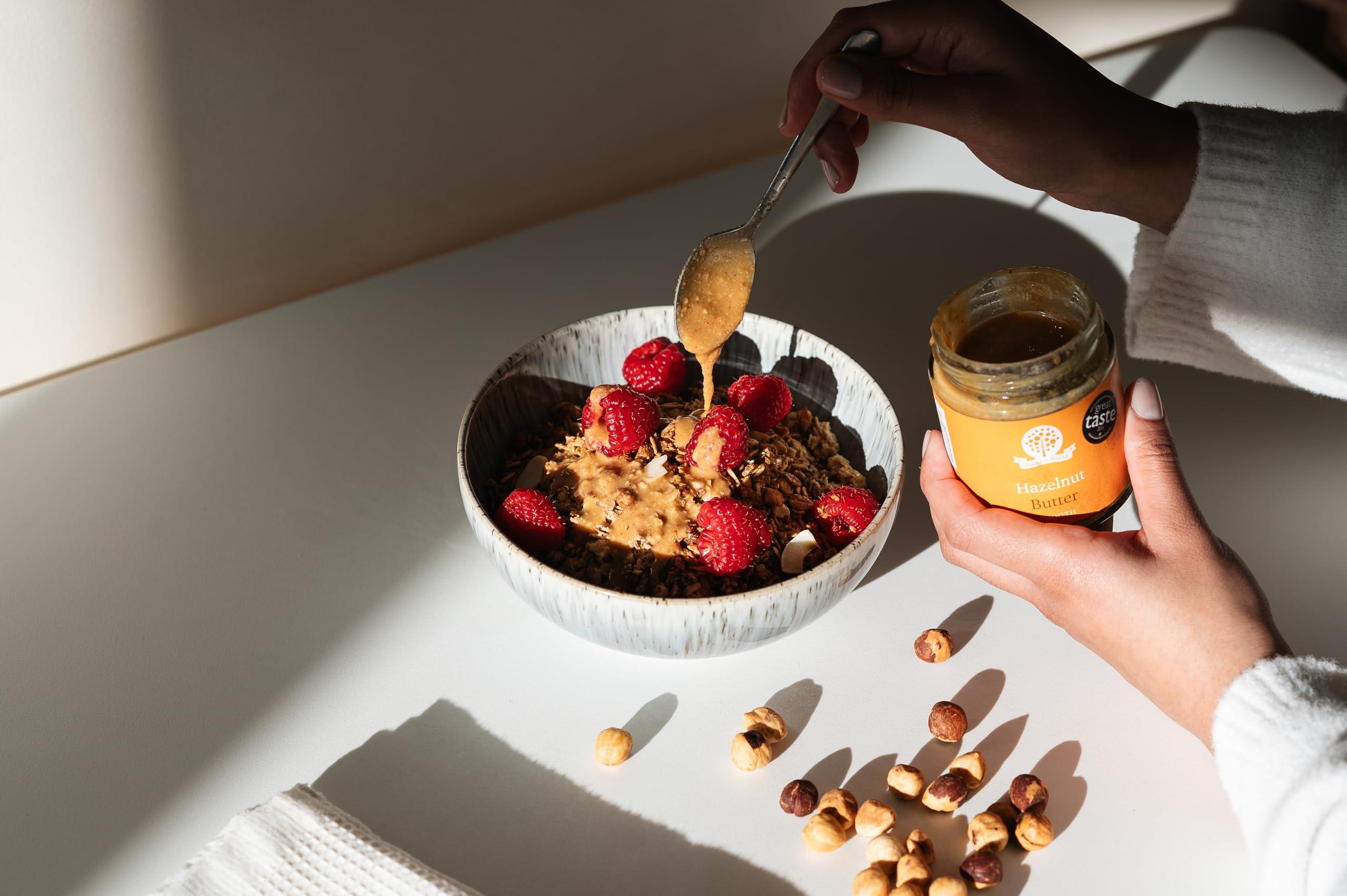 Nutural World - Smooth Hazelnut Butter (170g) - 100% Pure Single Ingredient 3