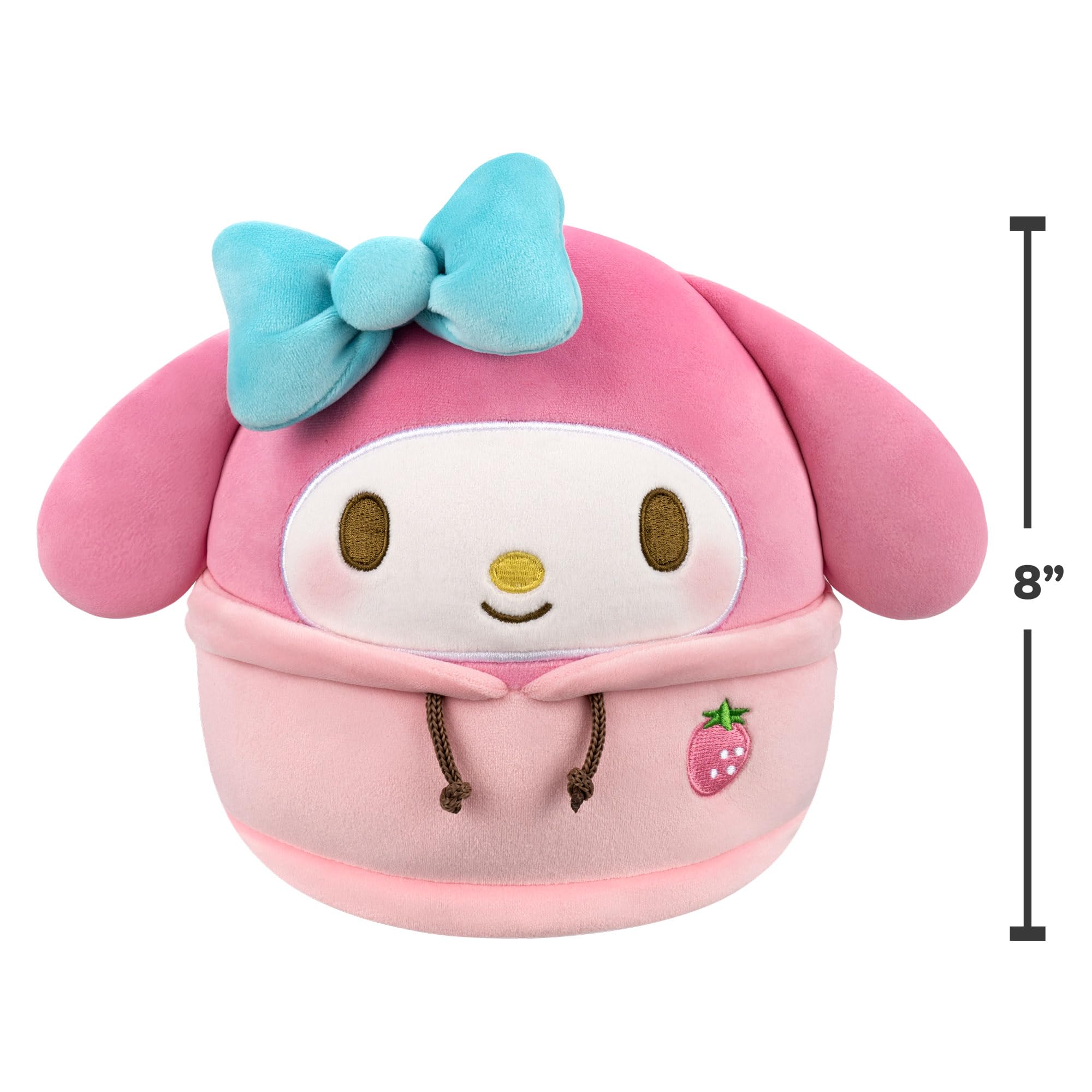 Squishmallows Dabodabo Hoodie My Melody 8-Inch Plush - Sanrio x Squishmallows Collaboration 4