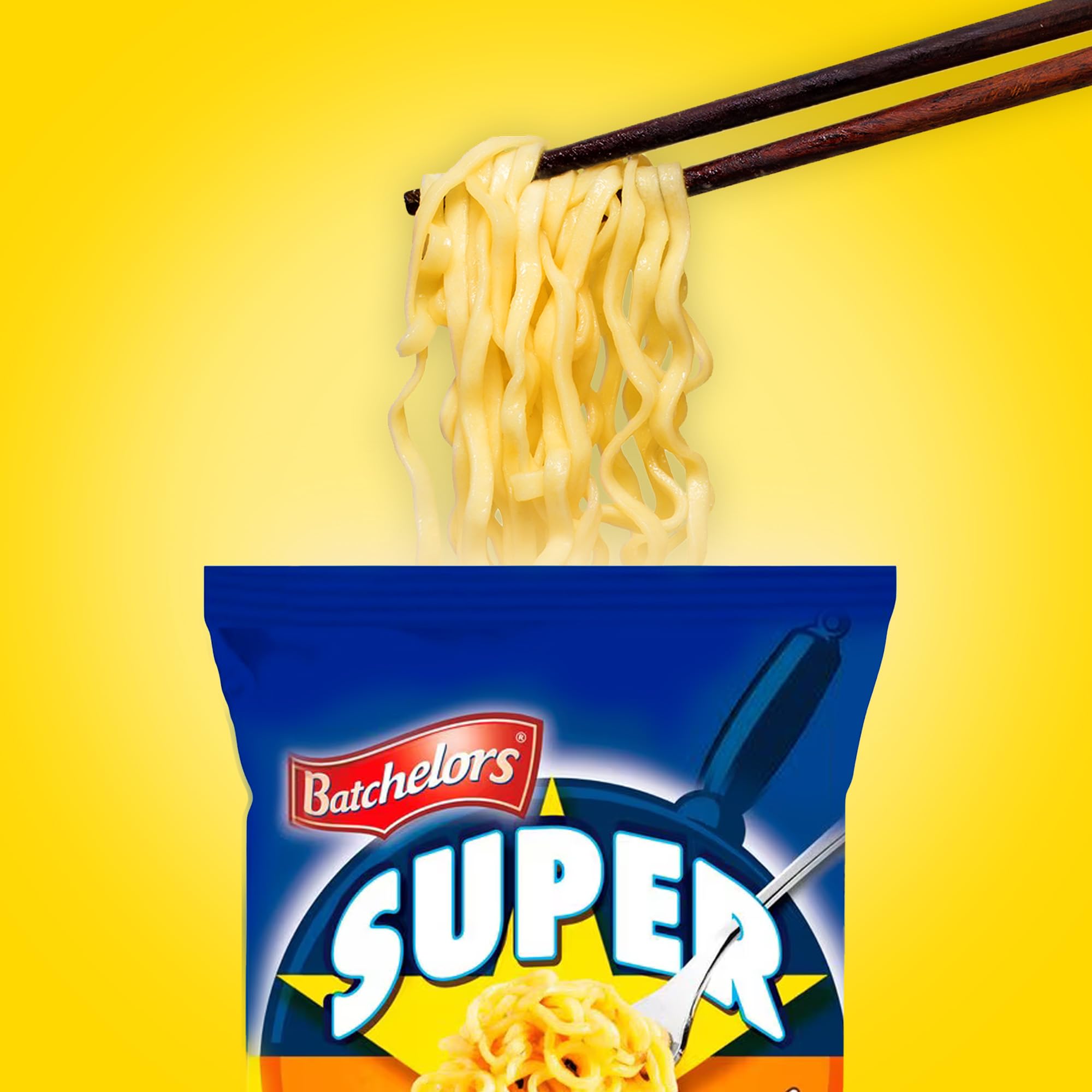 Batchelors Super Noodles Southern Fried Chicken Flavour, Instant Snack, Pack of 8 5