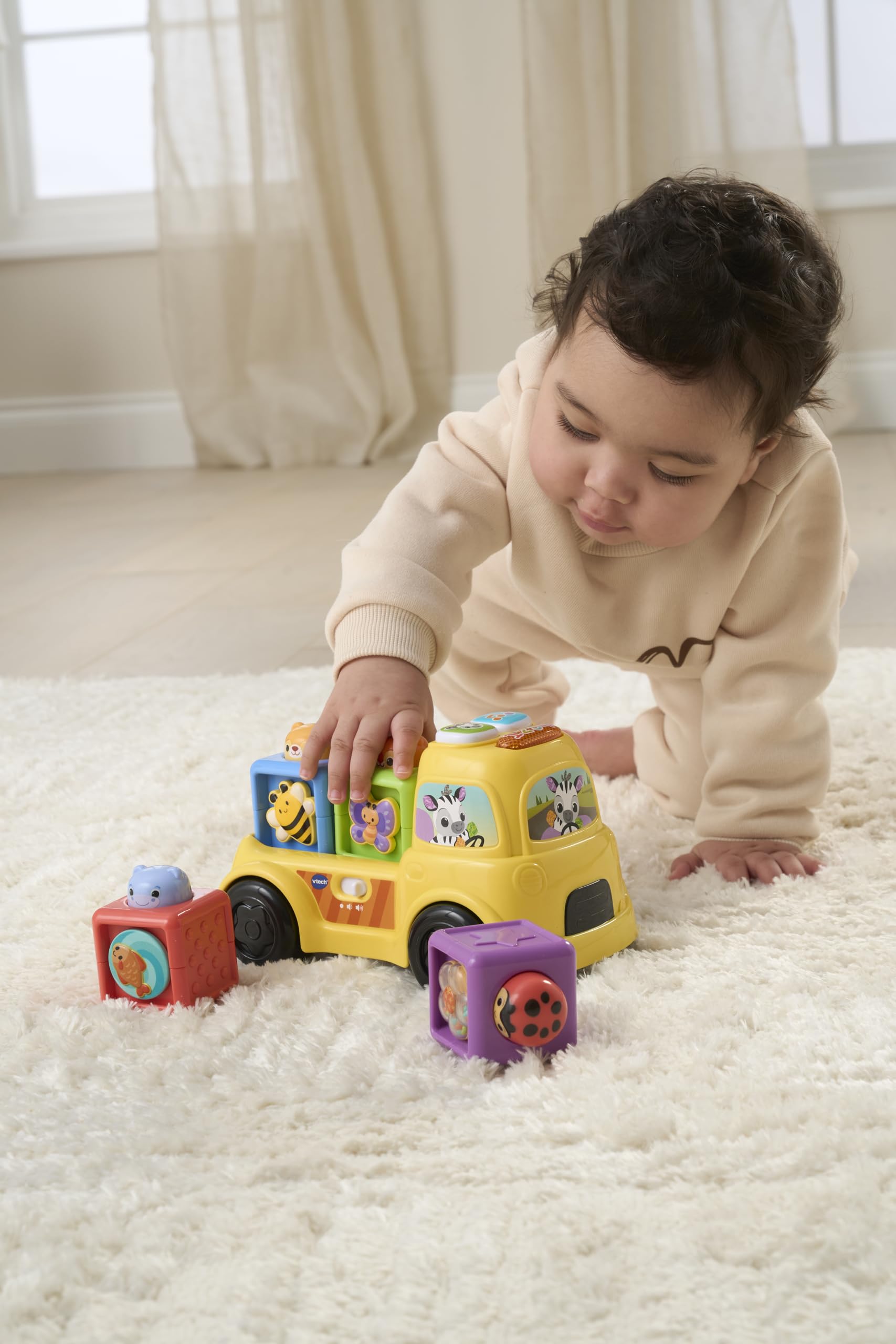 VTech Baby Pop-a-Block Truck - Interactive Learning Toy for 6 Months to 3 Years 4