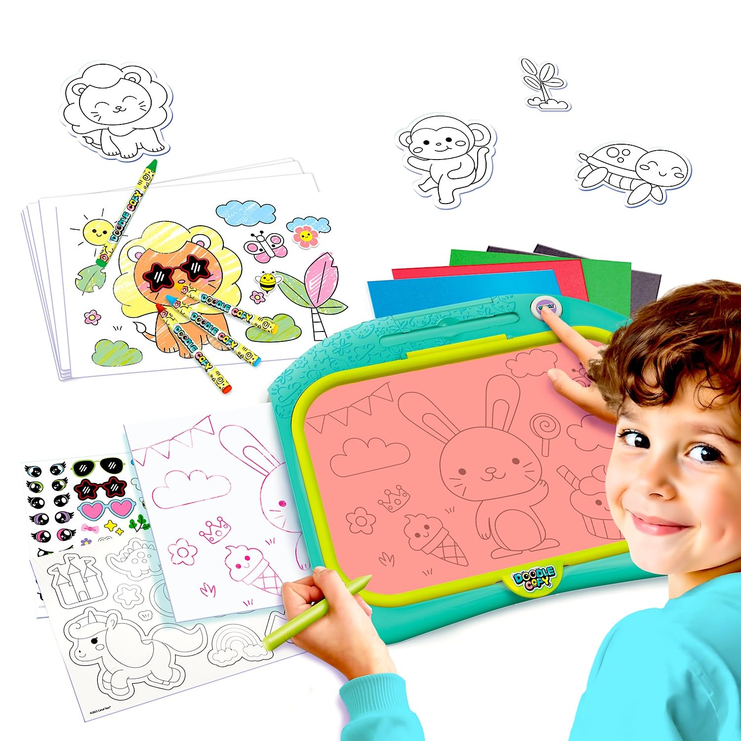 Doodle Copy Draw & Print - Magical Doodle Board with Print Function for Kids 4+ 6