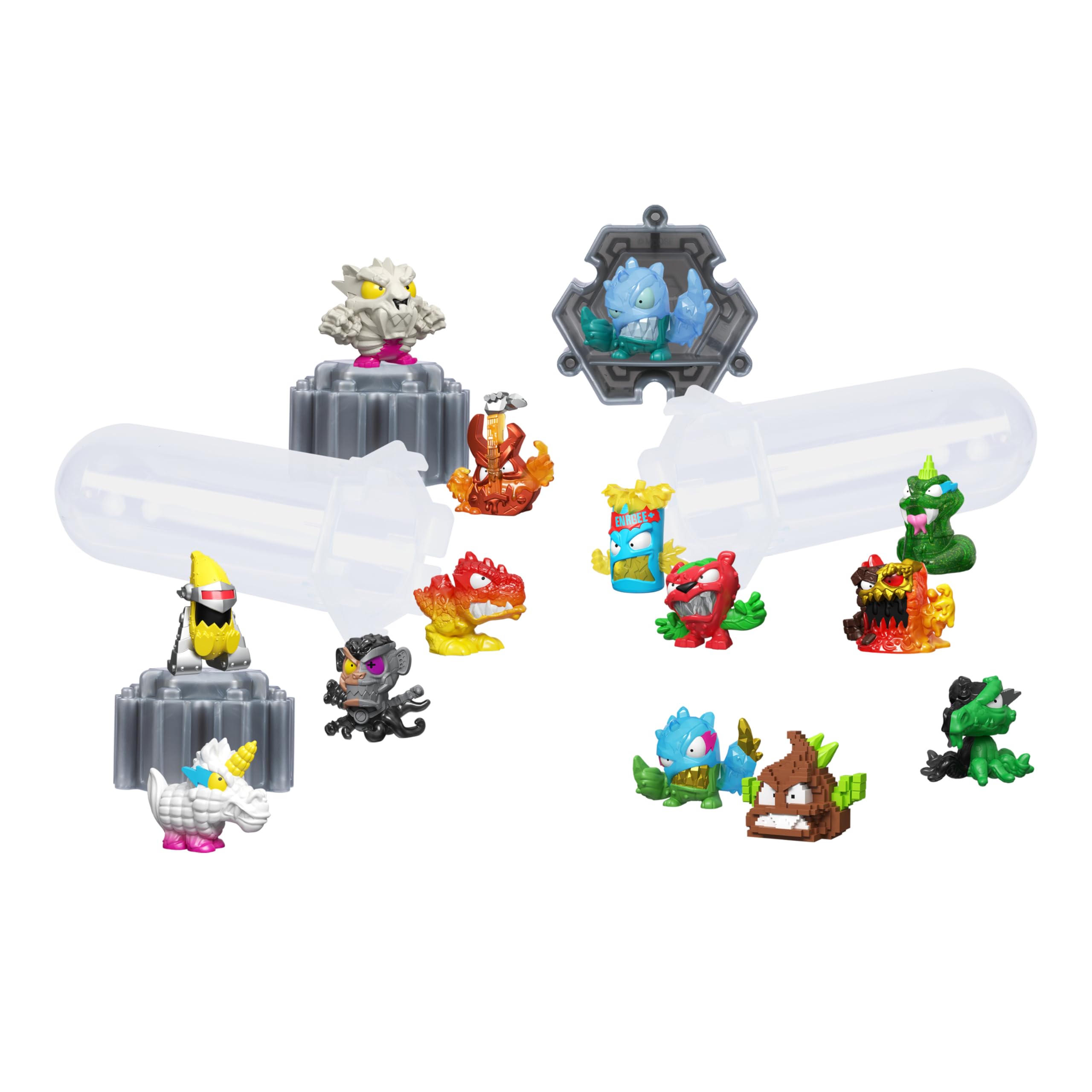 MRBEAST LAB Hyper Fusion Series Mega Lab Pack Action Figures | 14 Figures, 1-inch 2