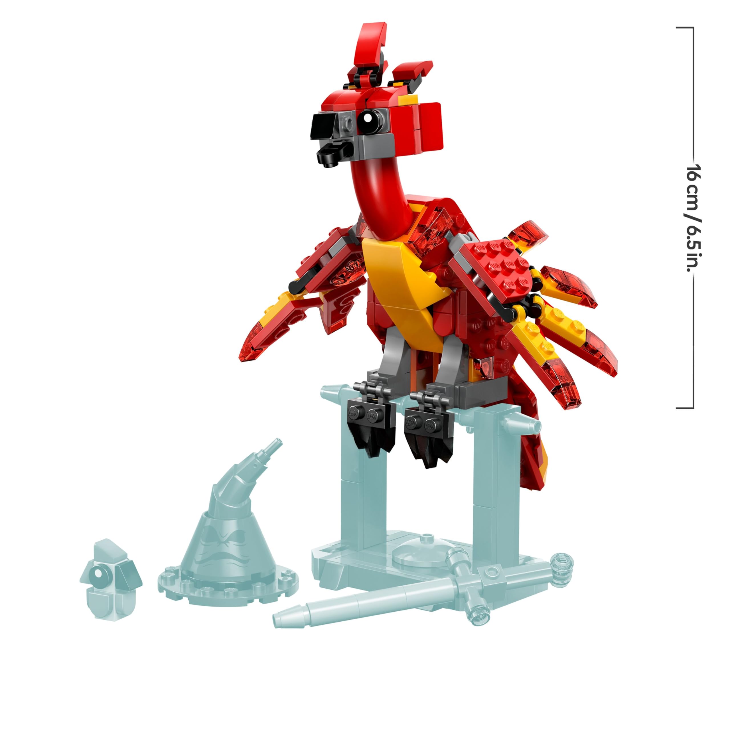 LEGO Harry Potter Fawkes Dumbledore’s Phoenix Building Set 76448 for Ages 8+ | Includes Sword of Gryffindor 6