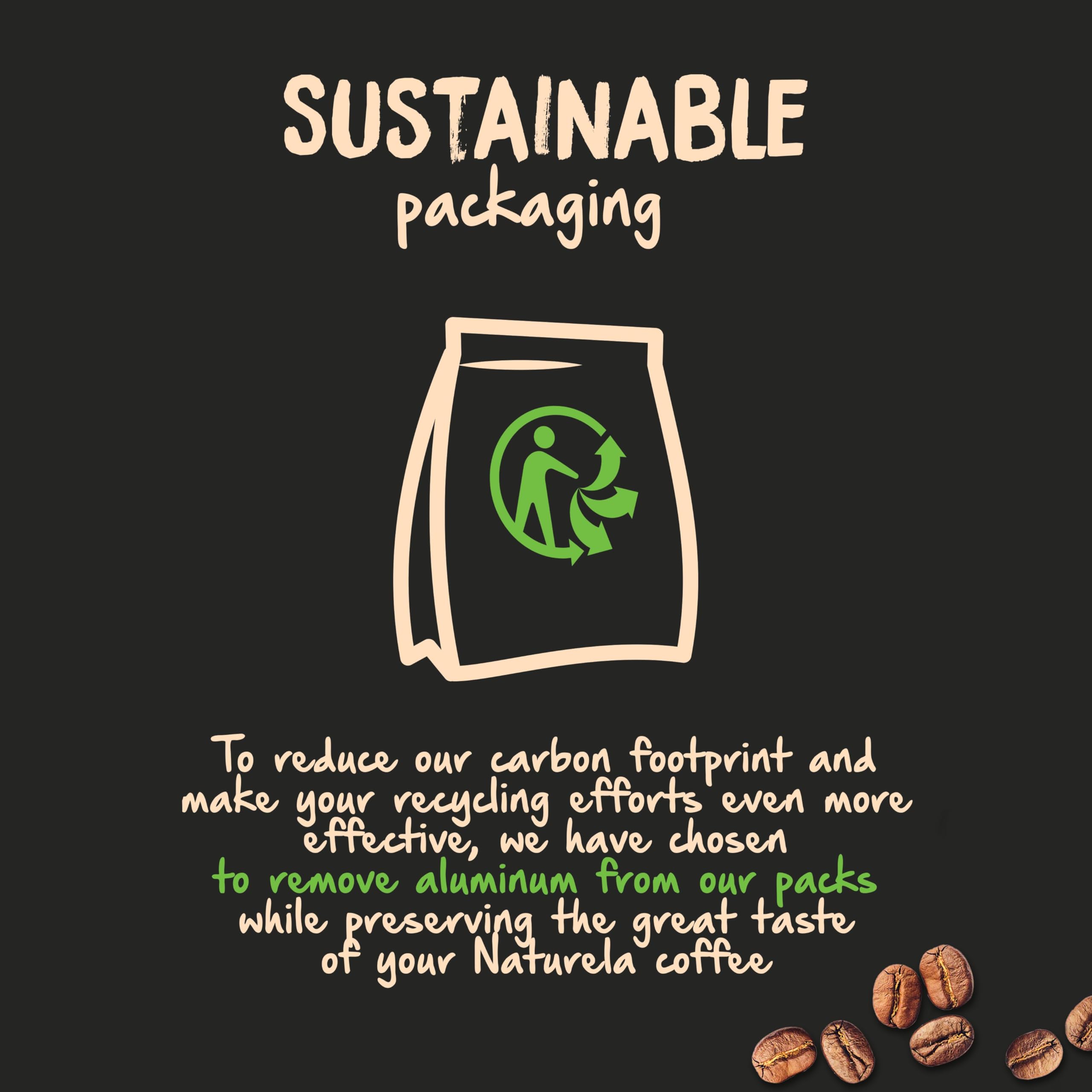 Naturela - Organic Coffee Beans 100% Arabica | Slow-Roasted Whole Bean