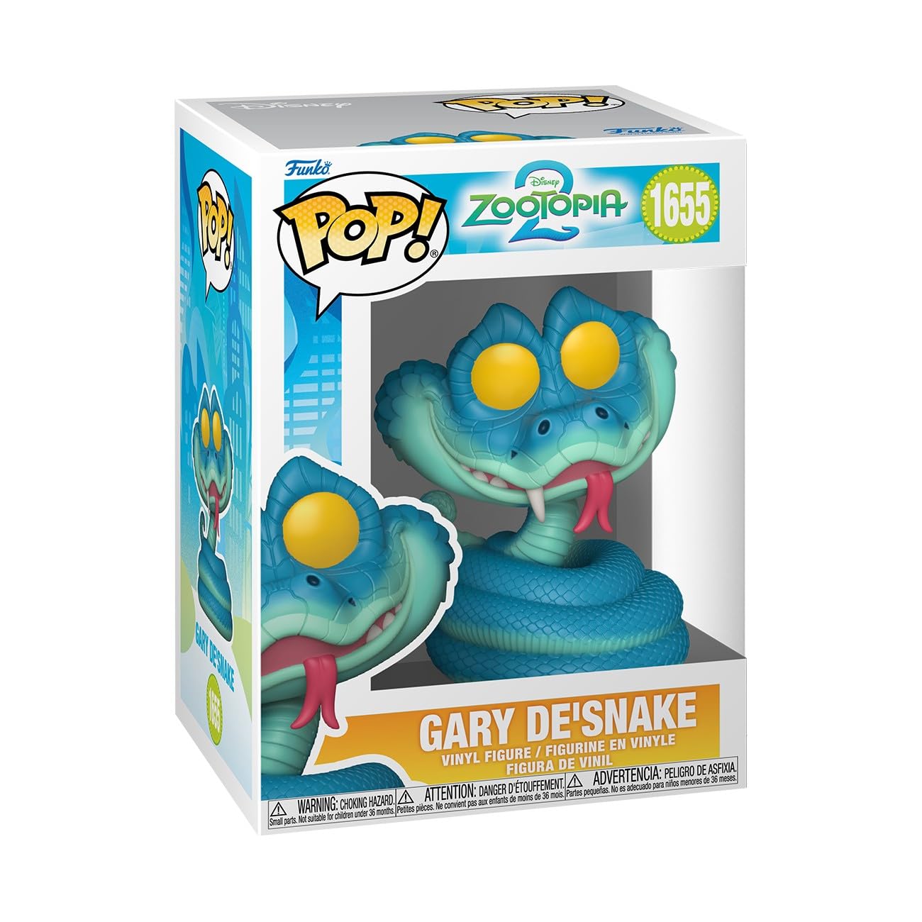 Funko Pop! Disney: Zootopia 2 - Gary De'Snake Collectable Vinyl Figure | 3.75 Inches