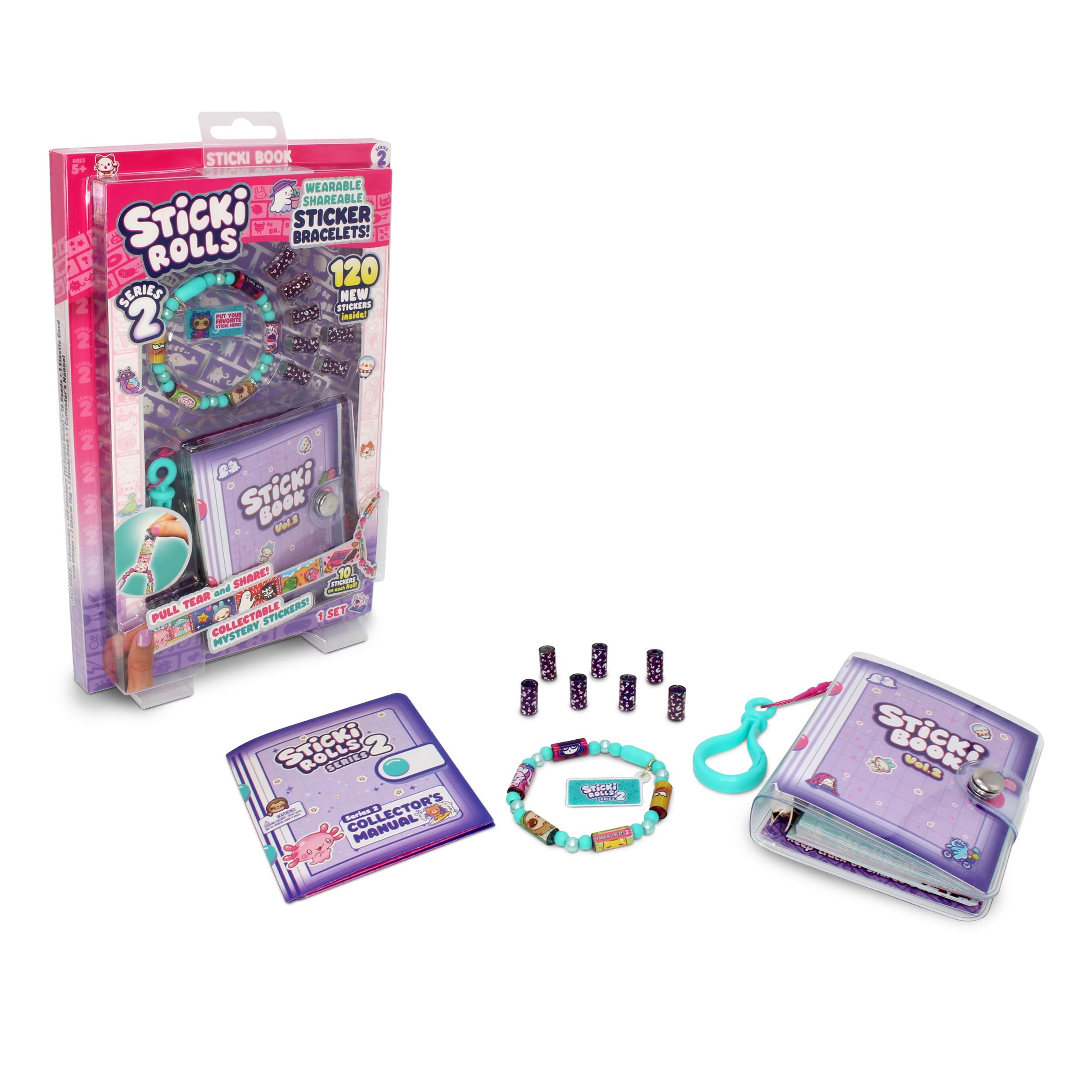 Sky Castle Sticki Rolls Series 2 - Wearable & Shareable Holographic Sticker Book 7
