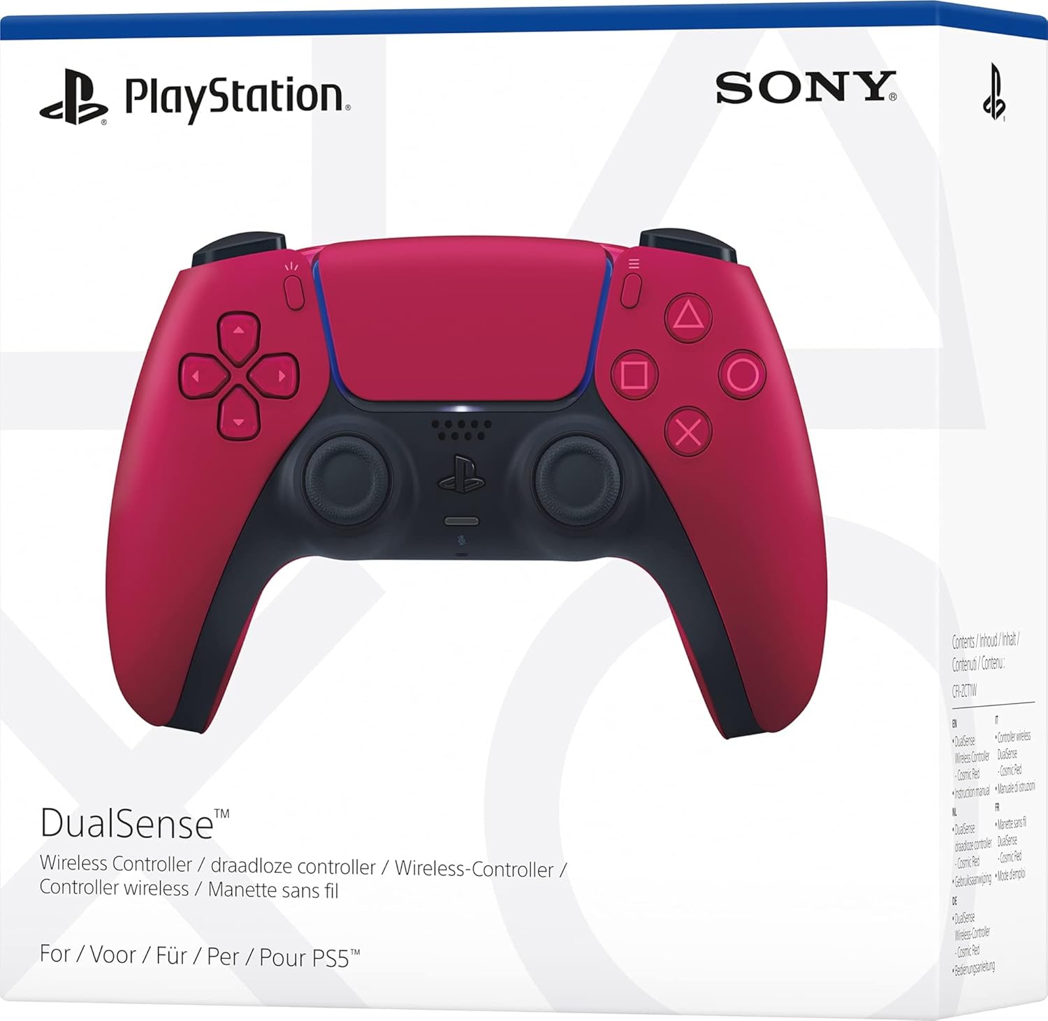DualSense Cosmic Red Wireless Controller for PlayStation 5