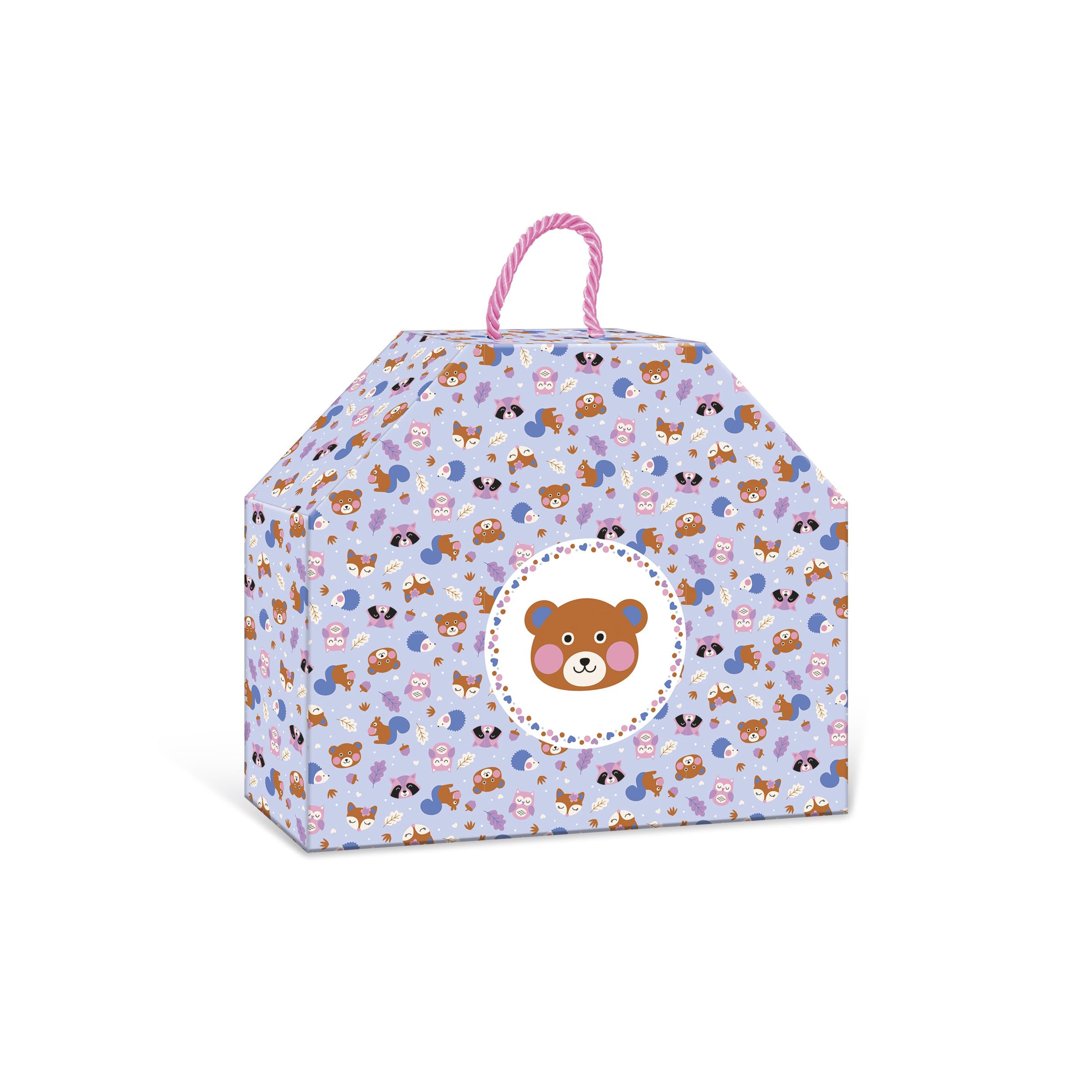 Janod Forest Animals Hair Clip Craft Kit - Create 6 Felt Barrettes - Educational DIY Jewelry for Kids 5-10 Years 4