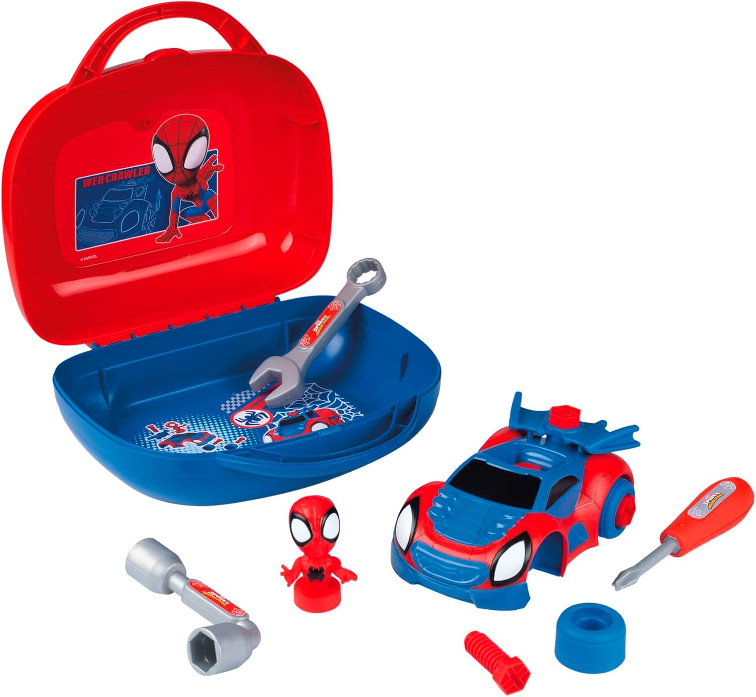 Smoby Spidey and His Amazing Friends Tool Box - Build Spidey's Crawler with Tools & Figure 5