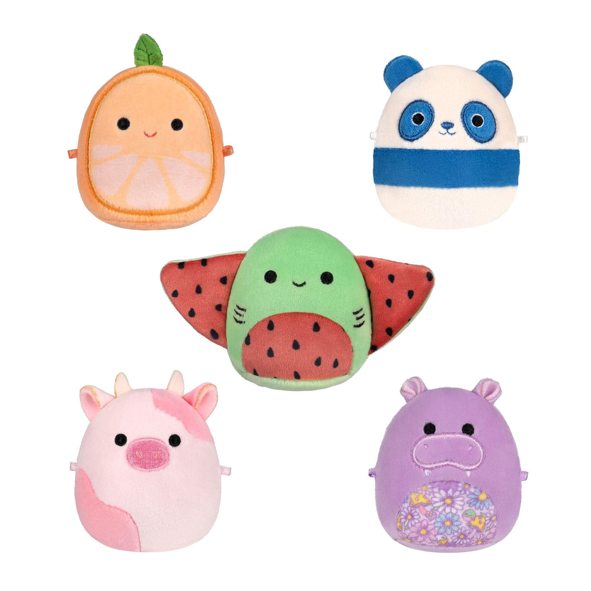 Squishmallows Micromallows Plush 5-Pack - 2.5 Inch Micro Plush Toys
