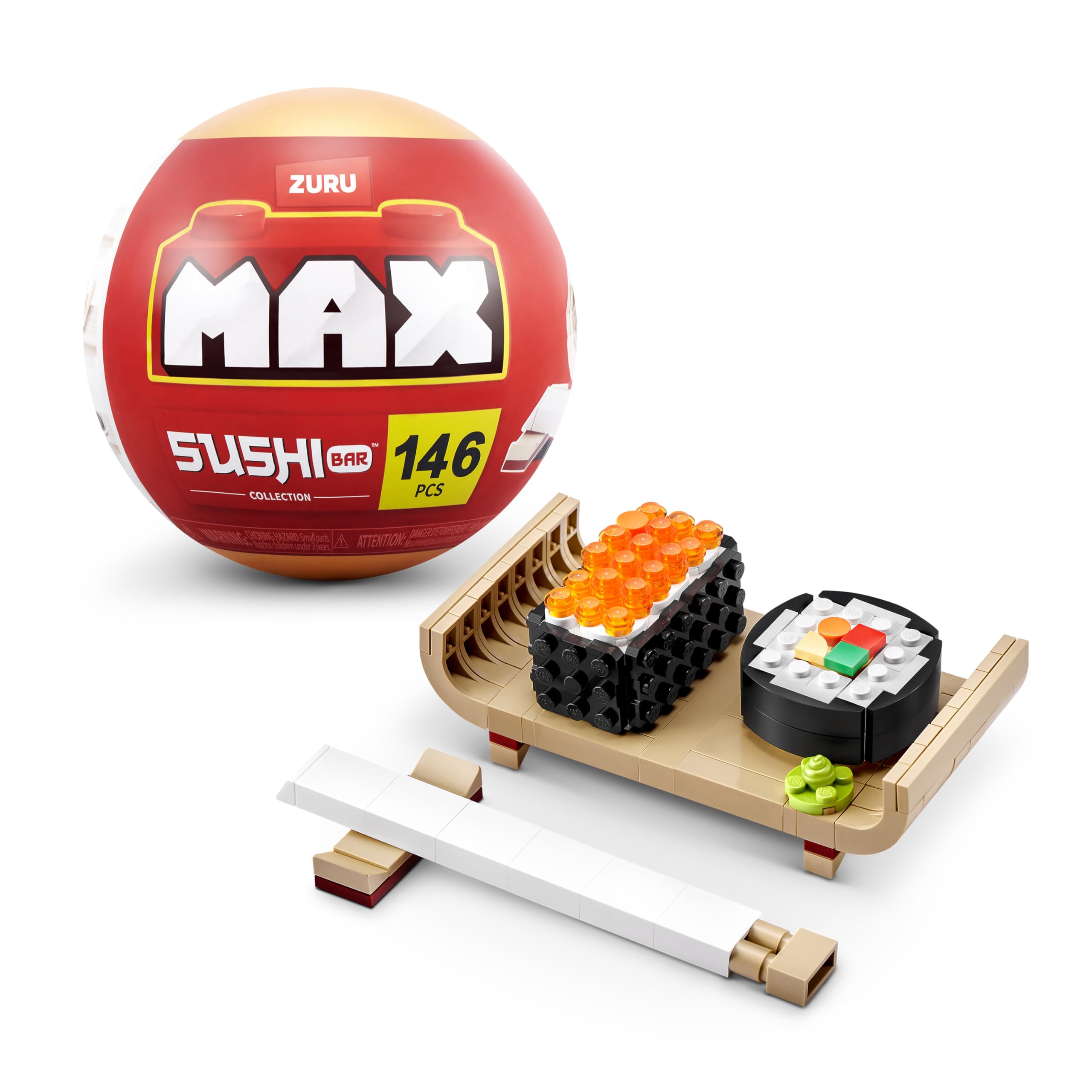Max Build More Premium Sushi Bar Collection - Building Set for Ages 8+