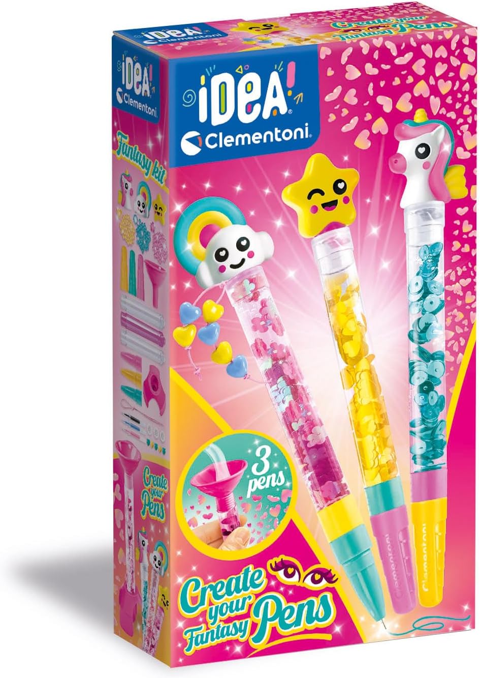 Clementoni Fantasy Lab Creative Pen Kit - Arts & Crafts for Kids 6+