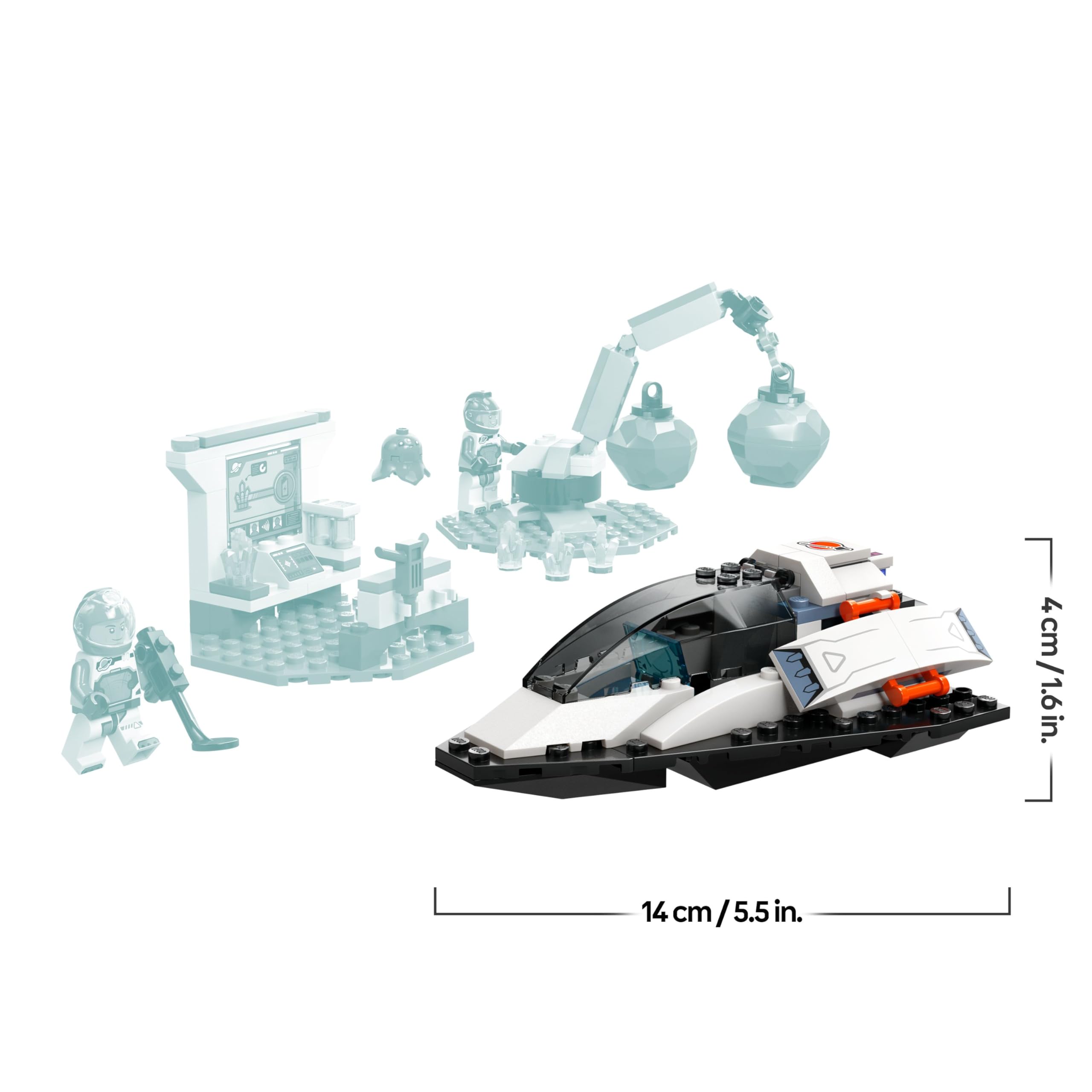 LEGO City Spaceship and Asteroid Discovery Playset - Building Toy for Ages 4+ 14