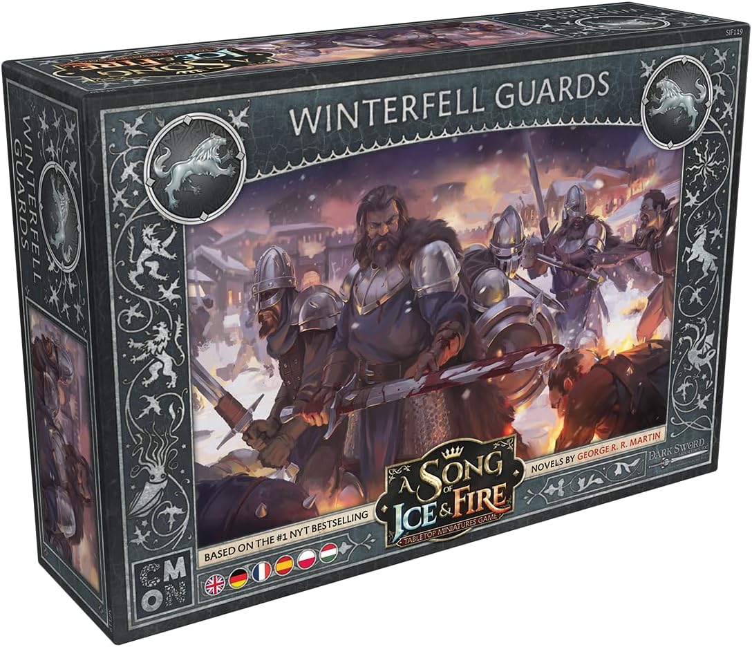 CMON A Song of Ice and Fire Tabletop Miniatures Game Winterfell Guards Unit Box