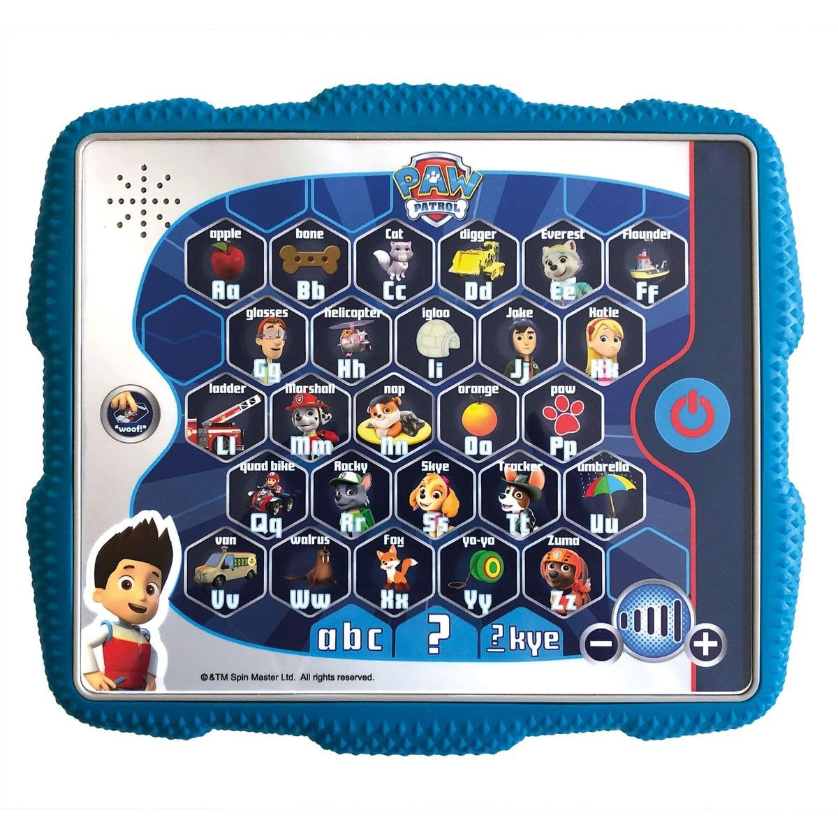 PAW Patrol Ryder's Alphabet Tablet Toy - Interactive Educational Learning for Kids 3-5 Years 11